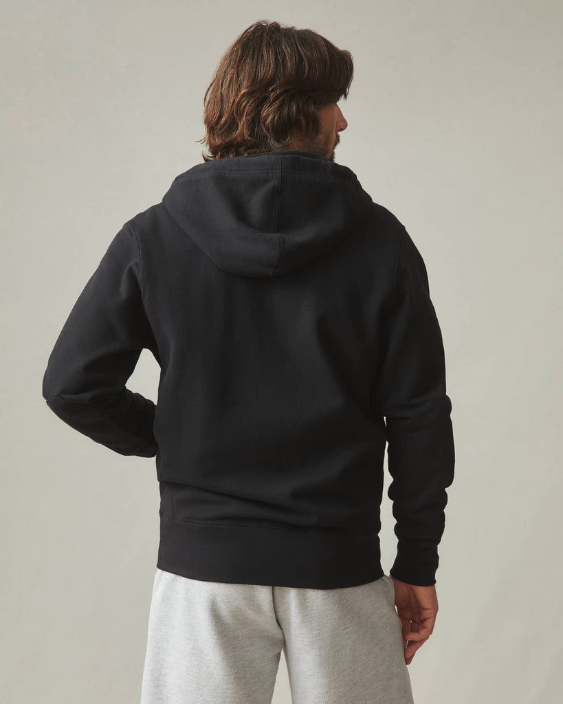 Men's Relaxed Classic Full Zip - Black