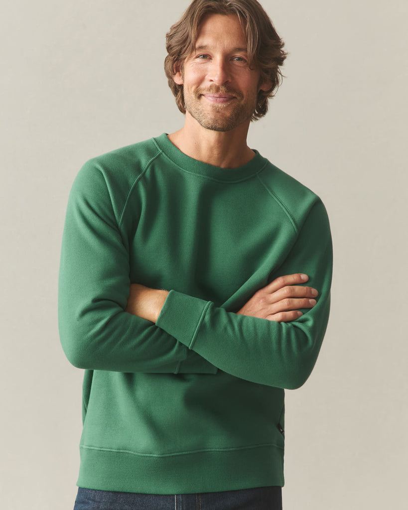 Men's Midweight Crewneck - Hunter Green