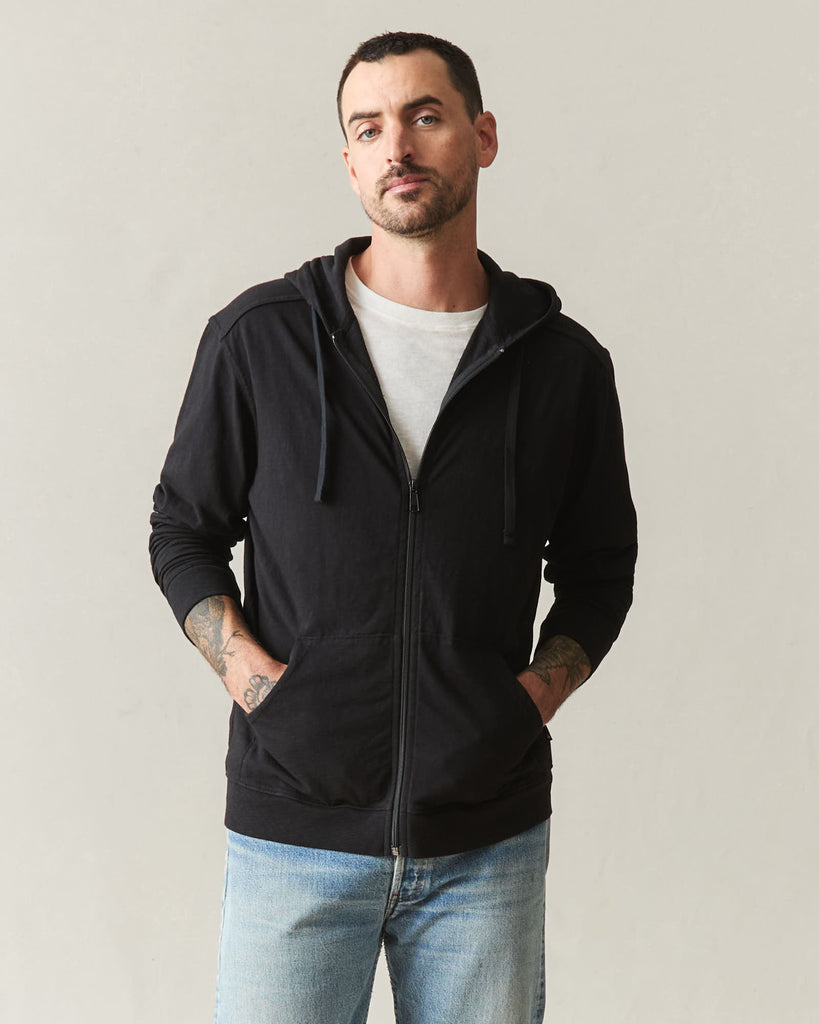 Men's Premium Full Zip - Black