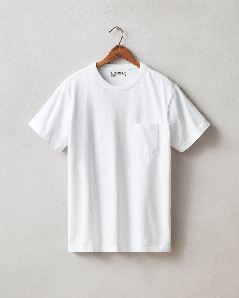 Men's Pocket Tee White - Main Image