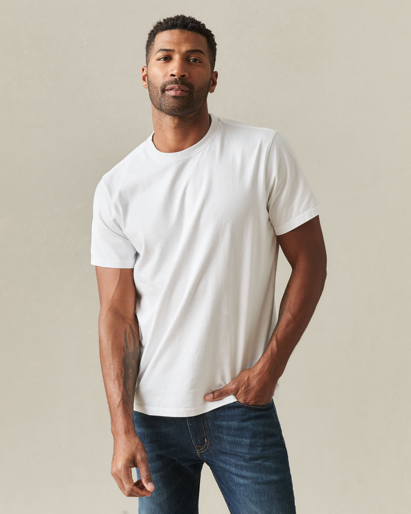 Men's Midweight Tee - White