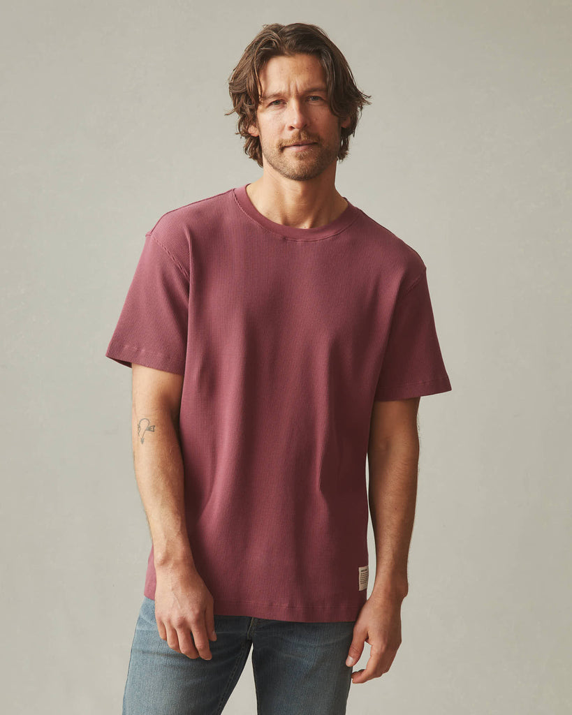 Men's Waffle Crew Tee - Wild Ginger