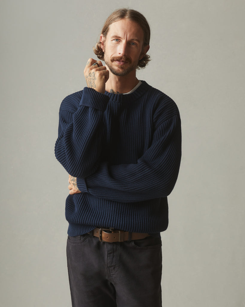 Homme Chunky V-Neck Sweater