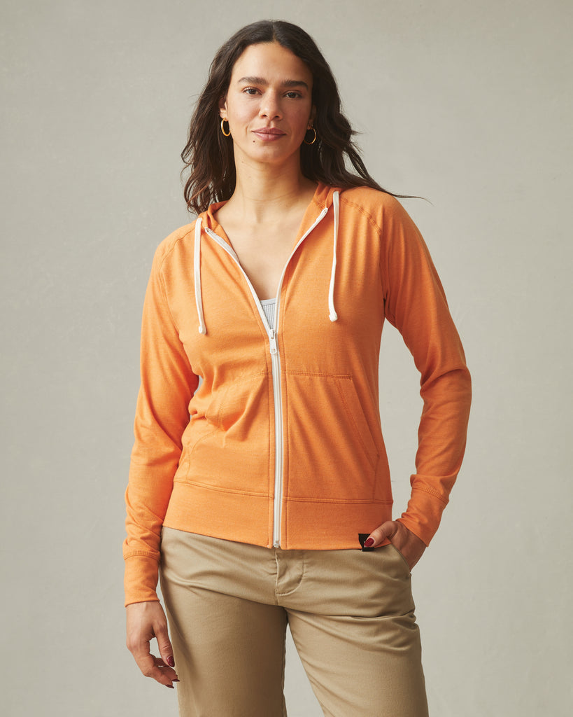 Lightweight Full Zip Amber Glow