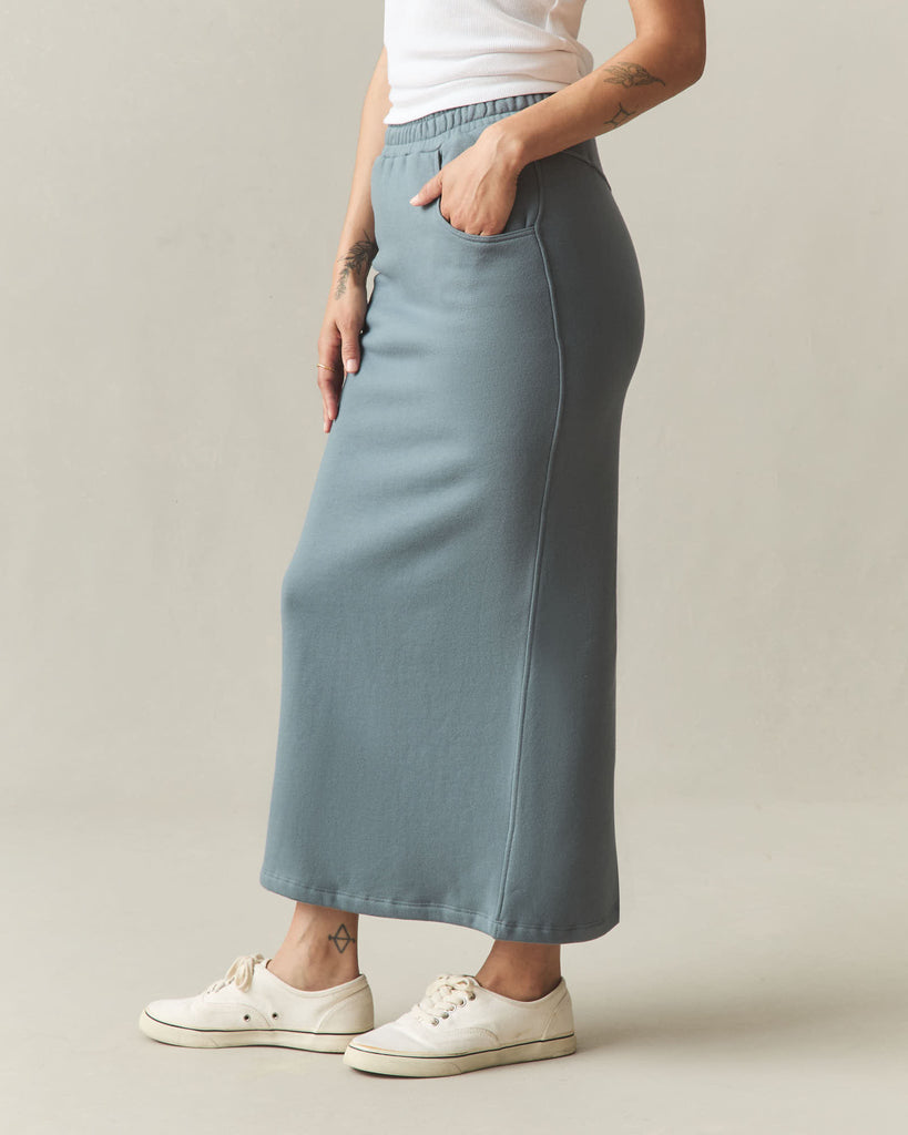 Women's Midweight Fleece Skirt - Stormy Weather