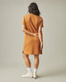 Women's T-Shirt Dress - Cashew
