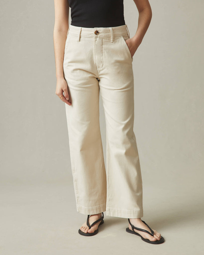 Women's Wide Leg Pant - Cotton