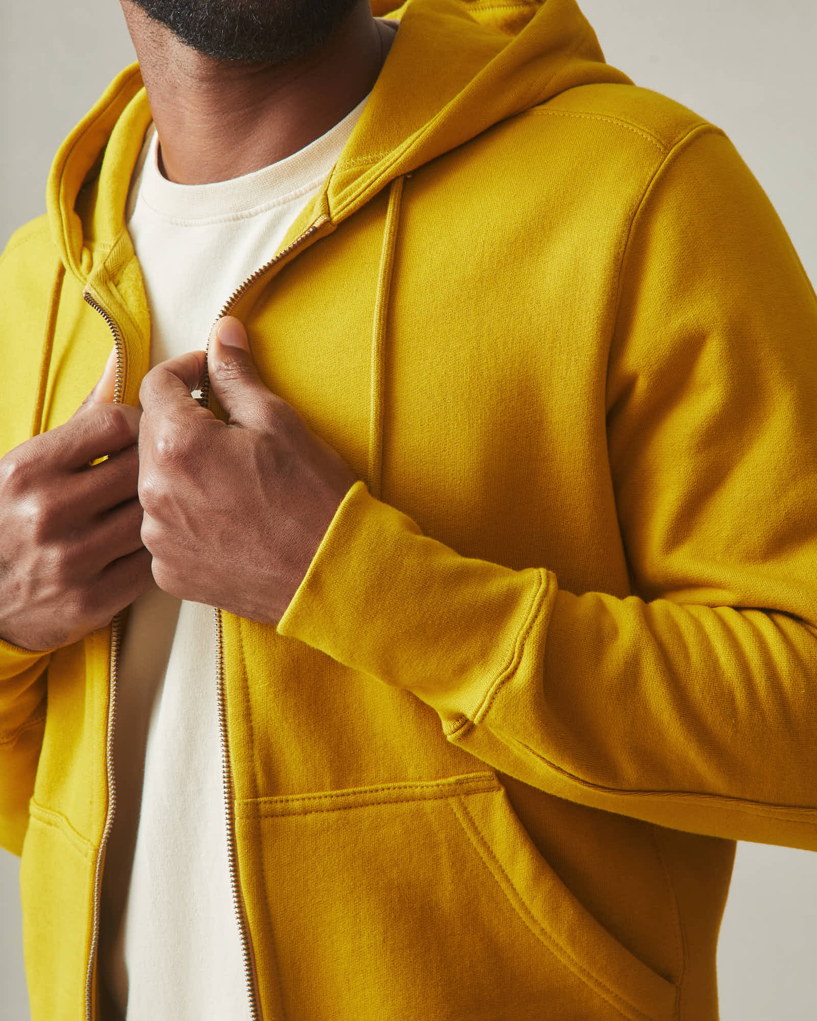 Men's Classic Full Zip - Golden Palm