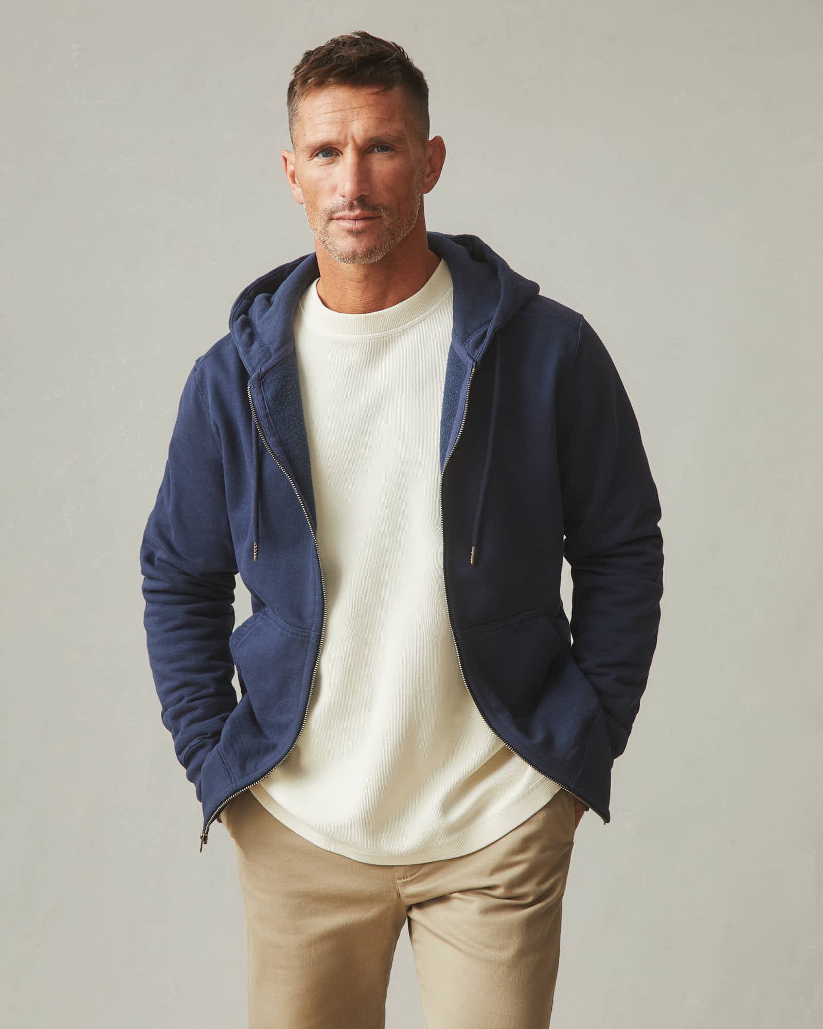 BLUE GIANT1〜10 +SUPREME1〜11 、EXPLORER1〜5 Men's Classic Full Zip - Oxford Blue
