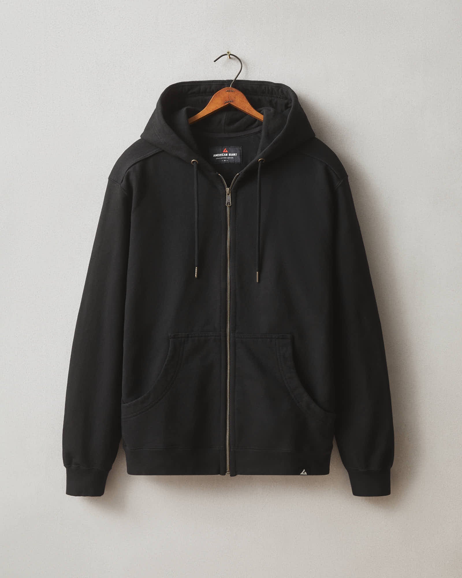 Men's Relaxed Classic Full Zip Black