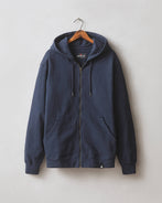 Relaxed Classic Full Zip Oxford Blue