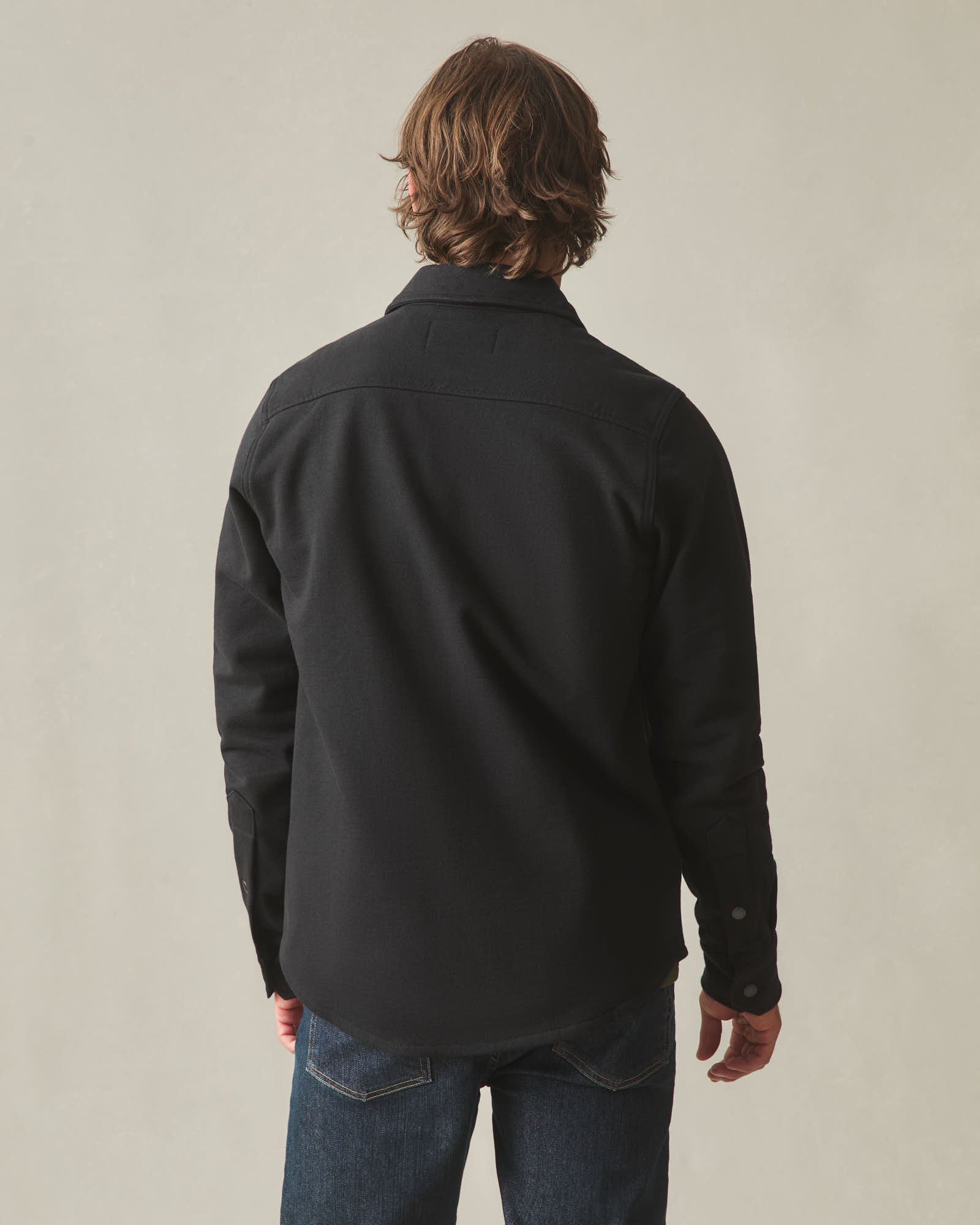 Unisex Redwood Fleece Overshirt - Black