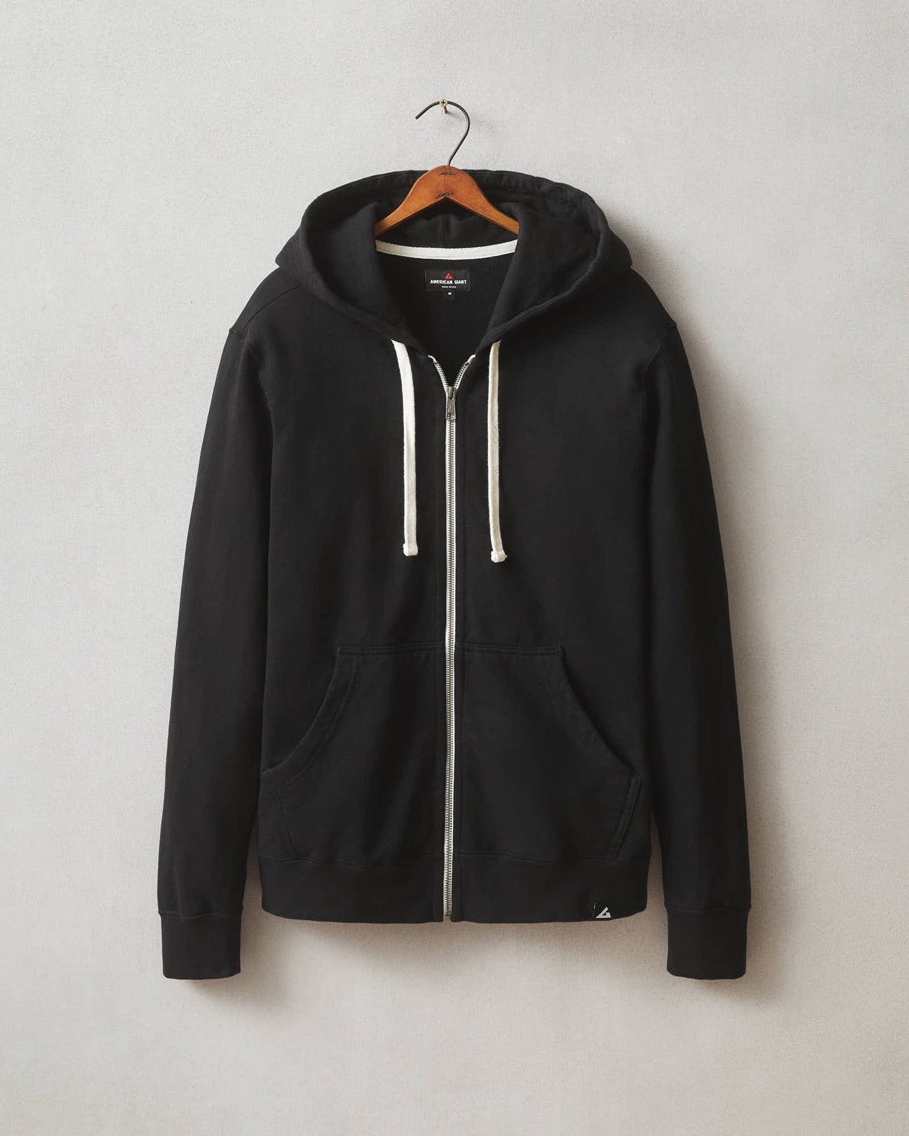 USA製 AMERICAN　GIANT ヘビーウエイト肉厚 フーディ ブラック Men's Classic Pullover - Black