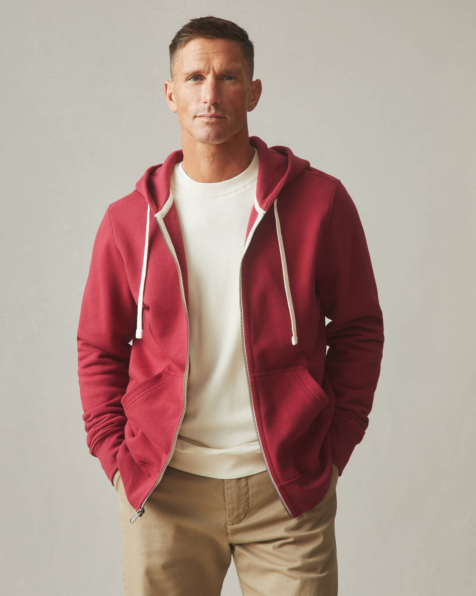 Carolina Full Zip Tibetan Red