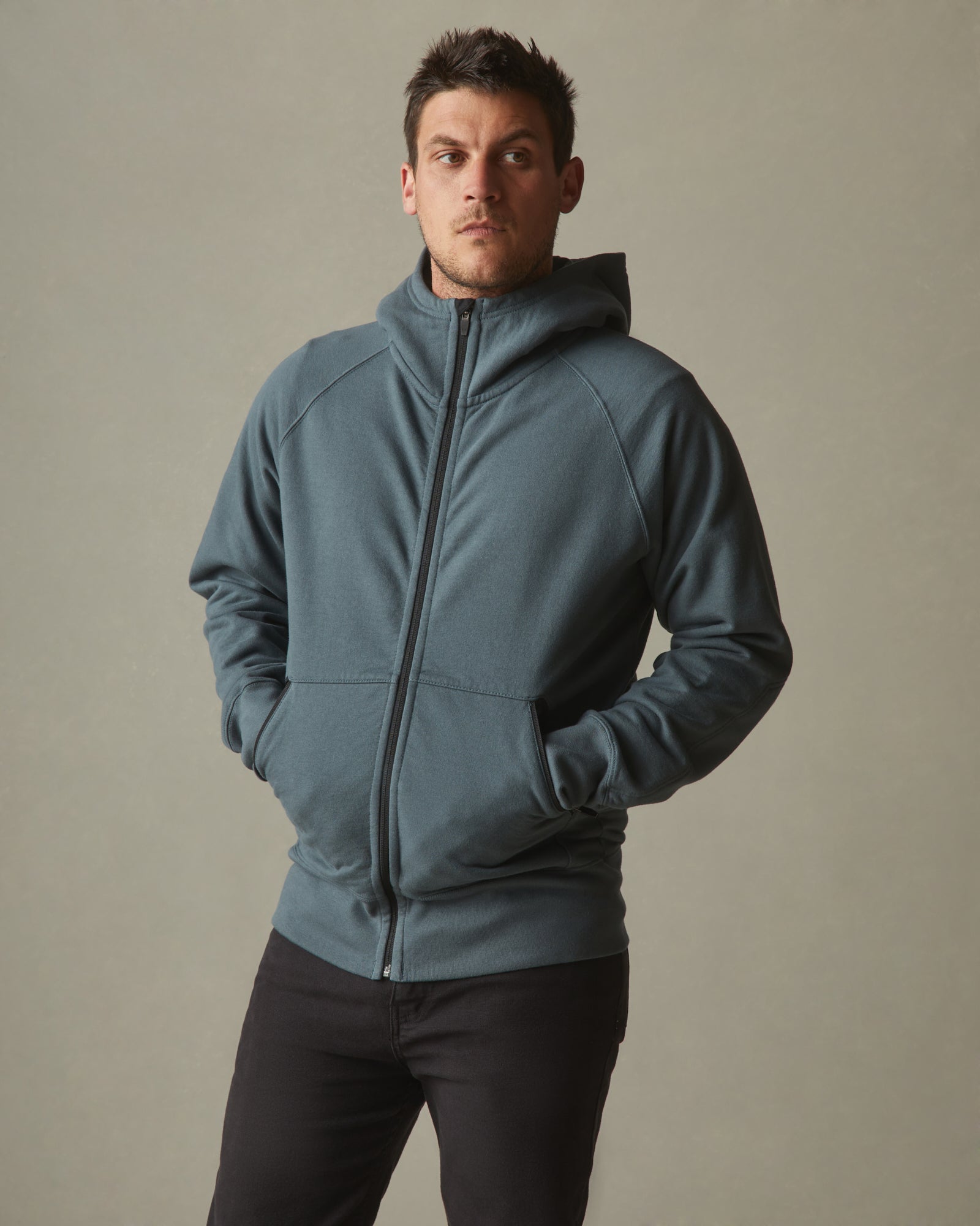 Men's Storm Full Zip Vintage Indigo - Main Image