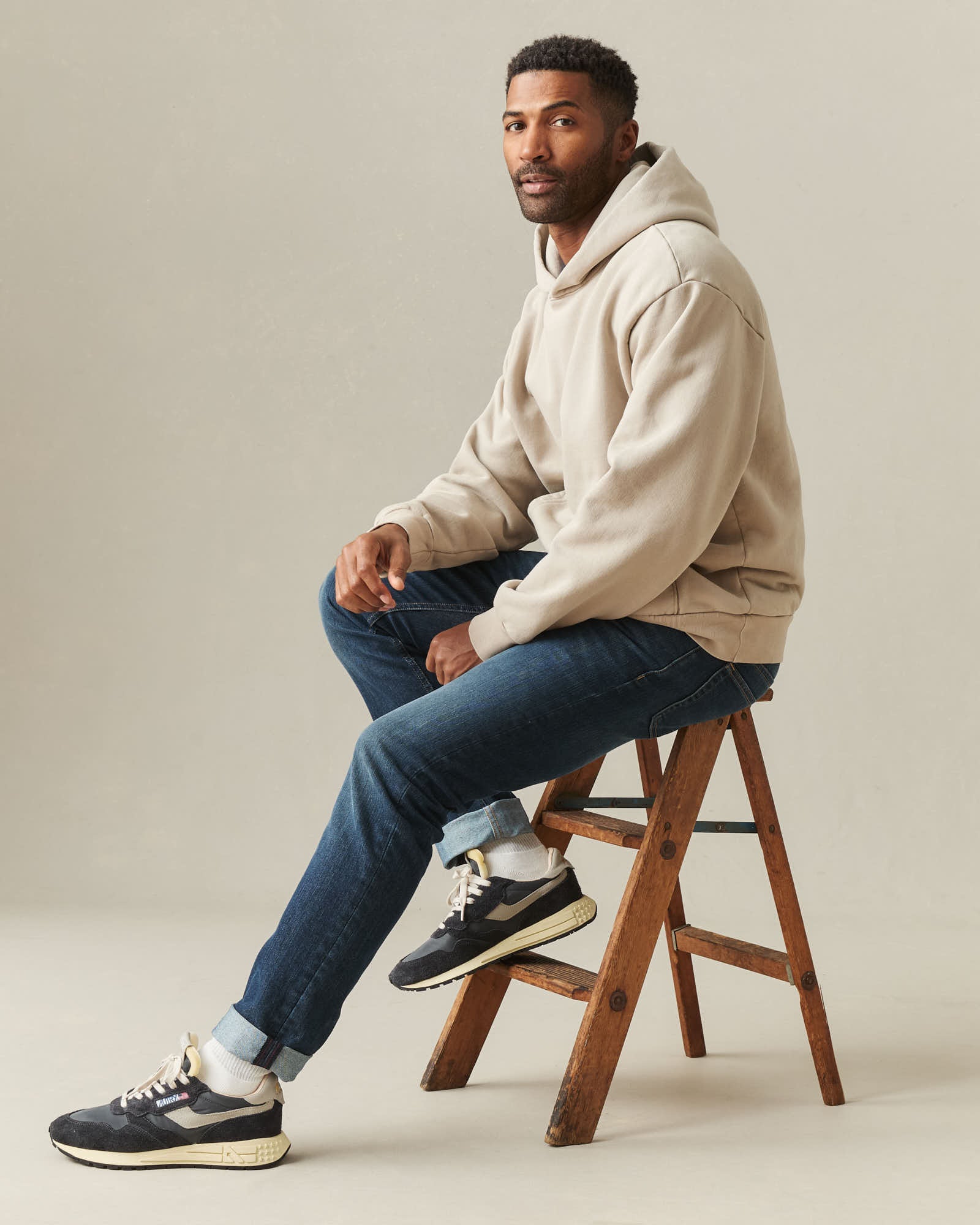 Unisex American Vintage Pullover - Reactive Cobblestone