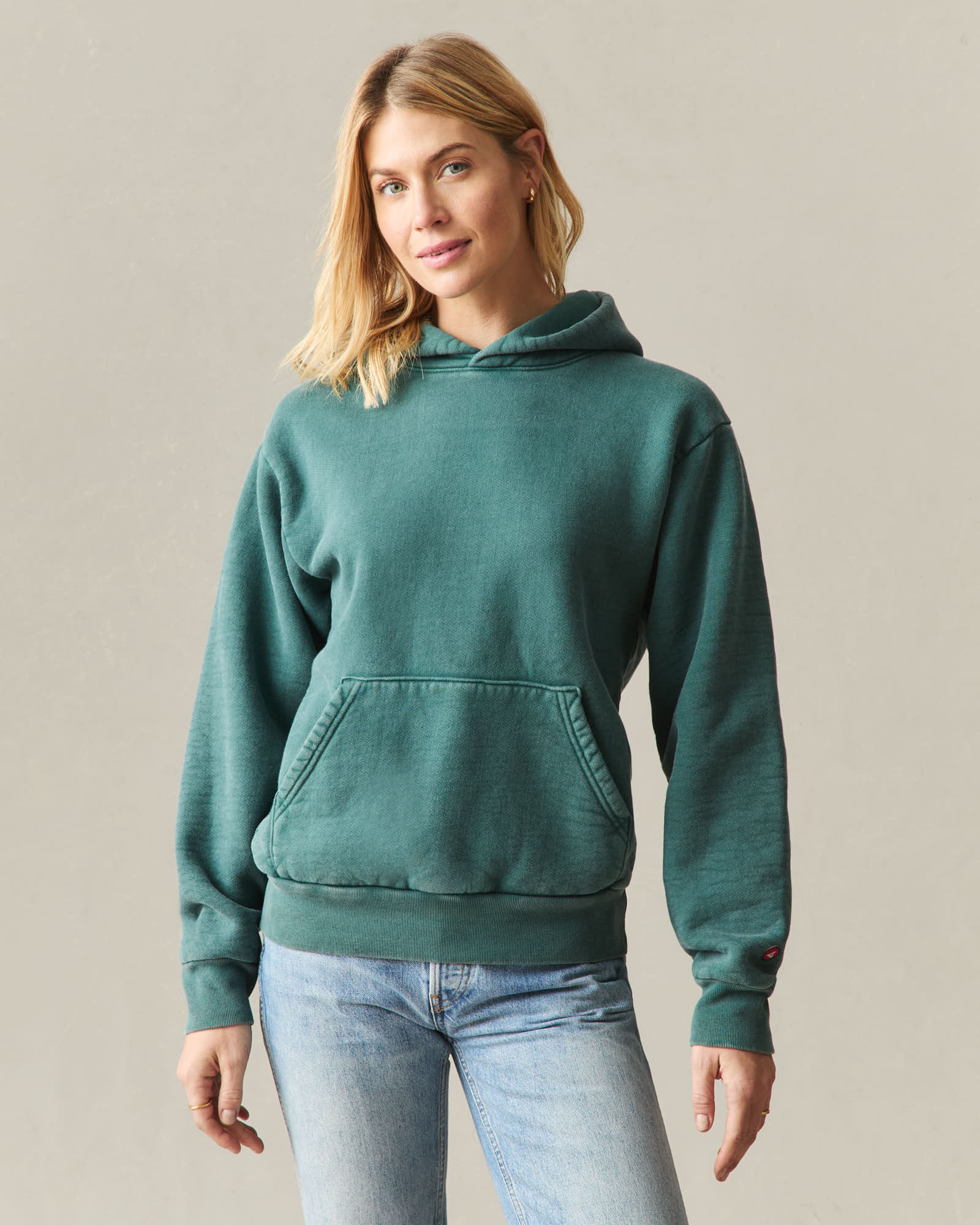 Unisex American Vintage Pullover - Stone Wash Jasper