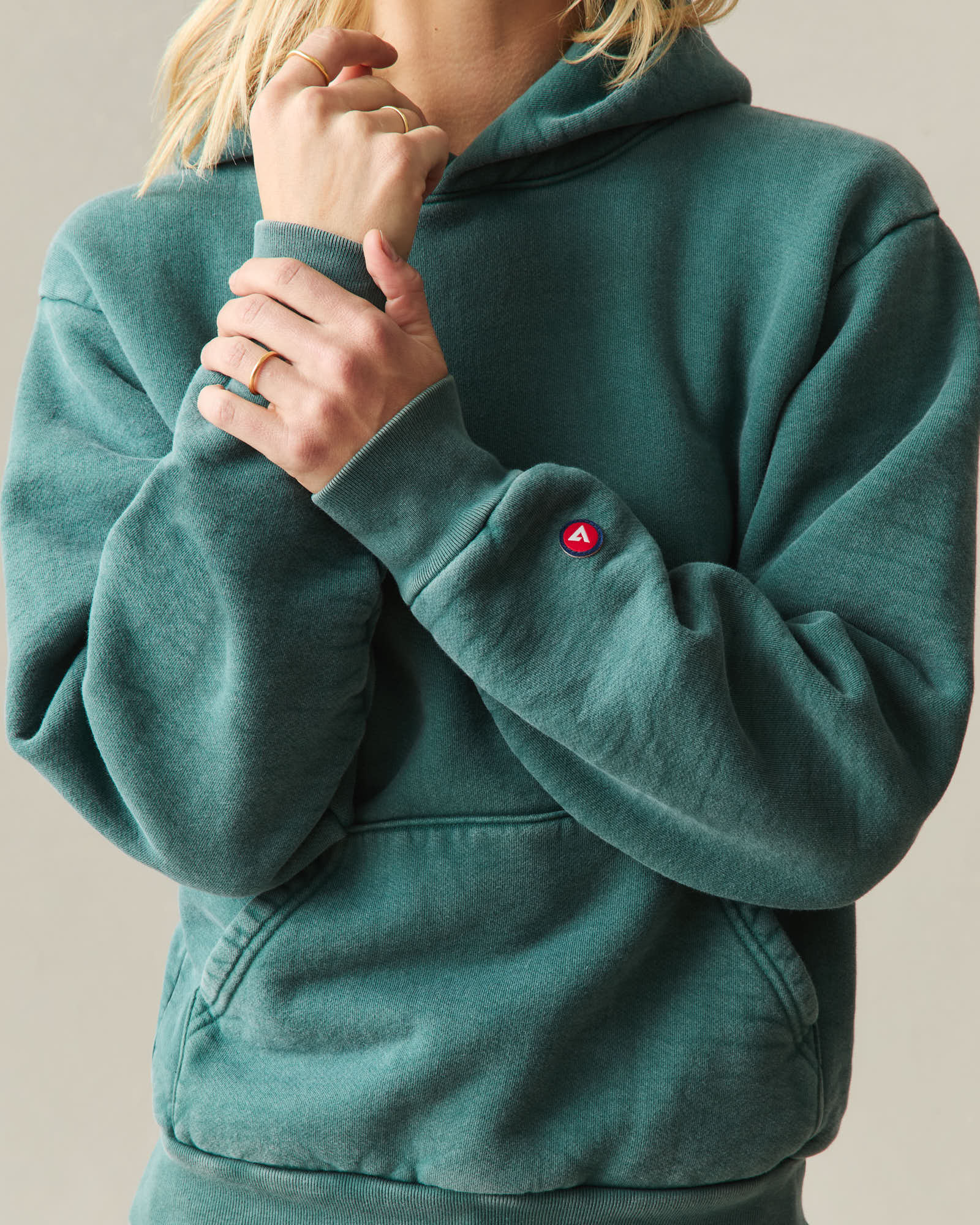 Unisex American Vintage Pullover - Stone Wash Jasper
