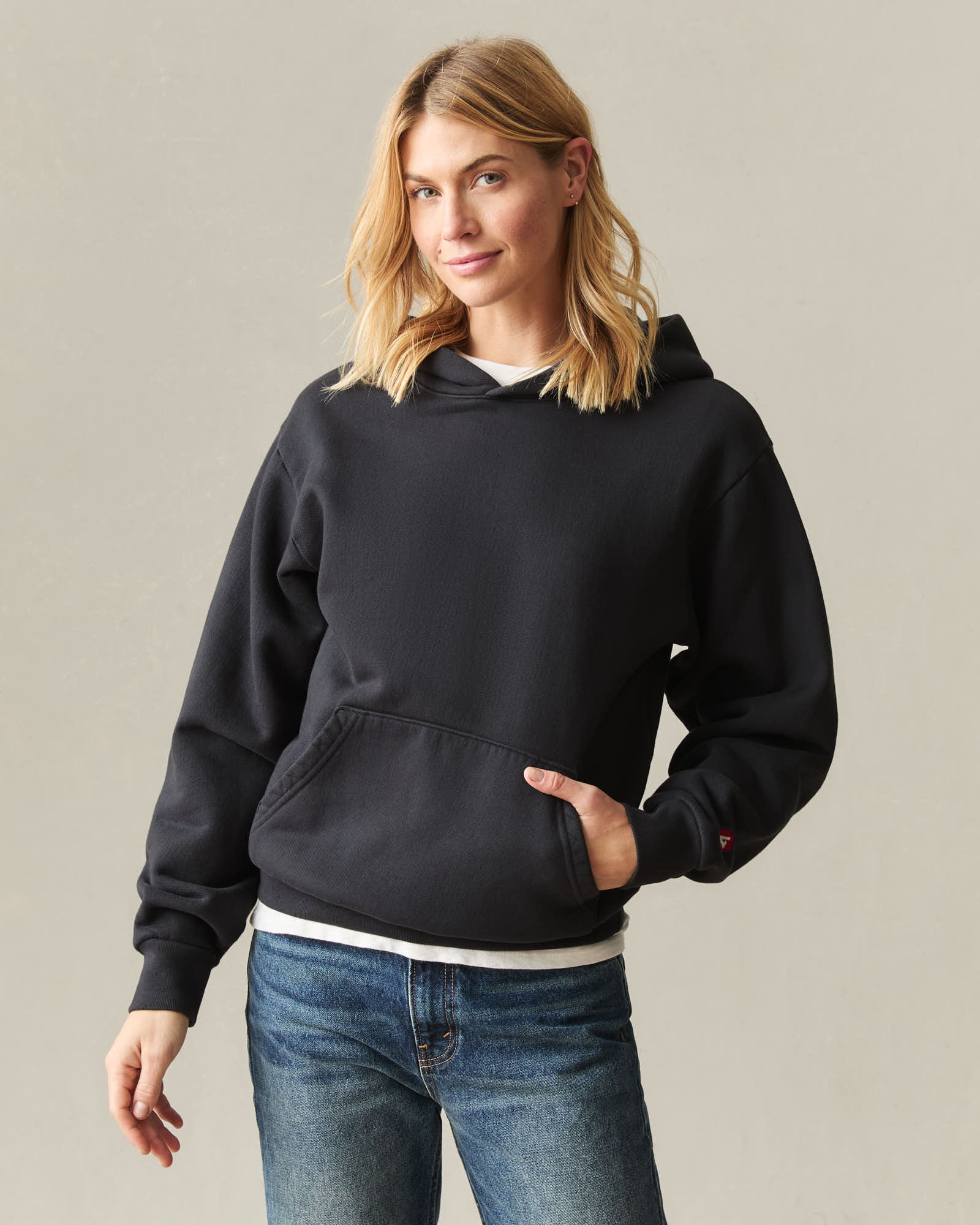 Unisex American Vintage Pullover - Washed Black