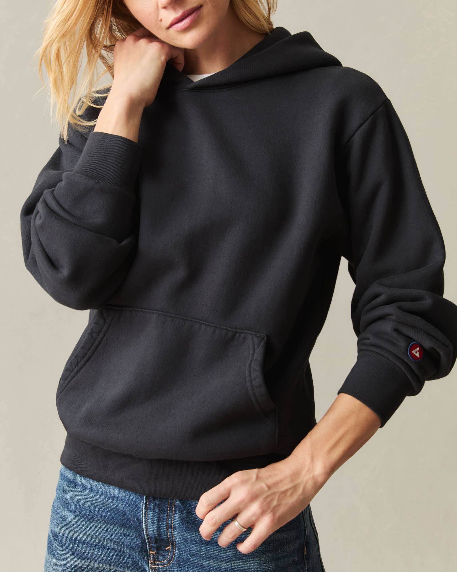 Unisex American Vintage Pullover - Washed Black
