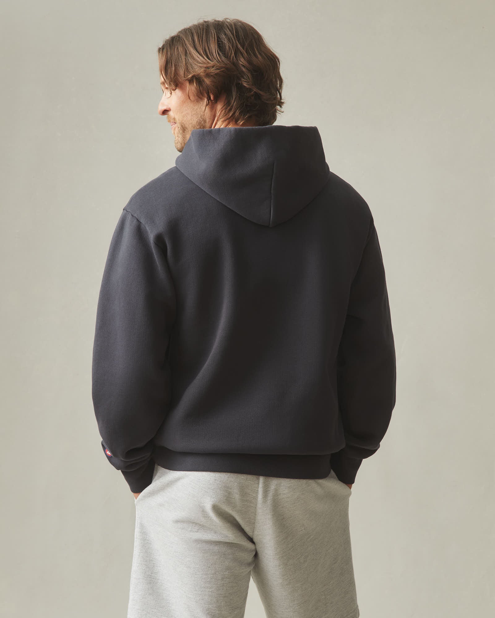 爆買い 英語 Unisex American Vintage Pullover - Washed Black トップス