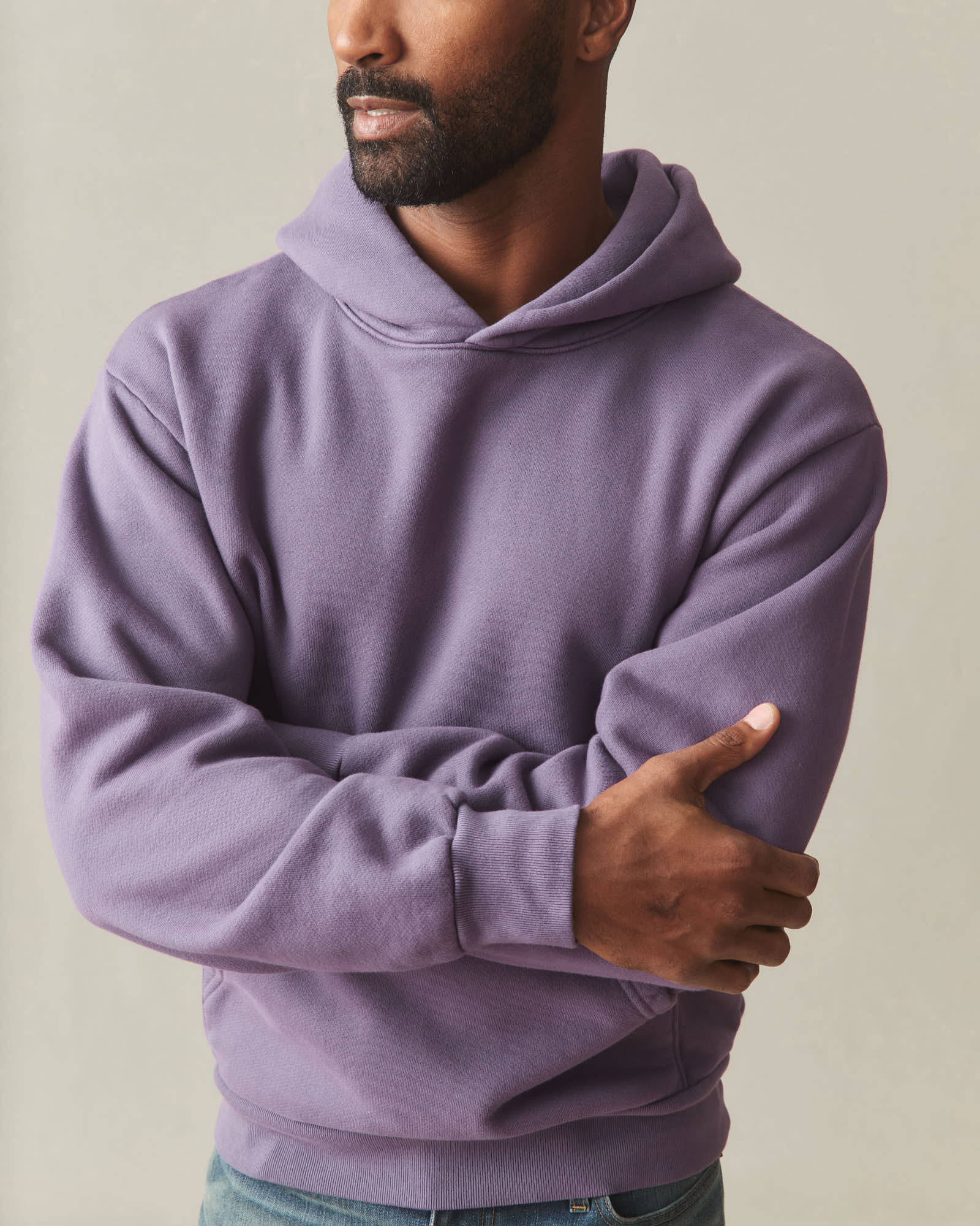 Unisex American Vintage Pullover - Washed Navy Cosmos