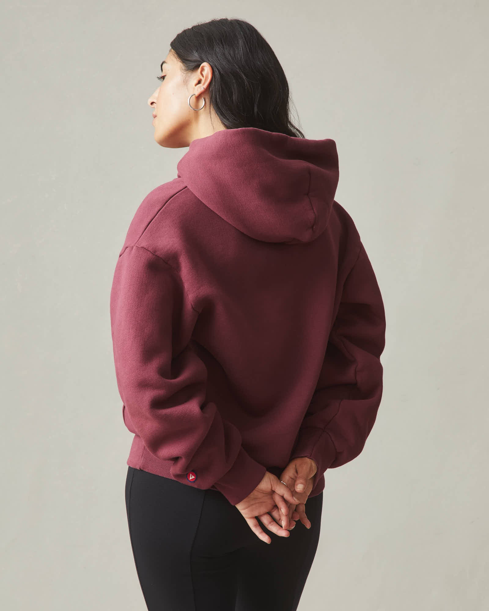Ameri Vintage ☆ MISALIGNED SWEAT Unisex American Vintage Pullover - Zinfandel