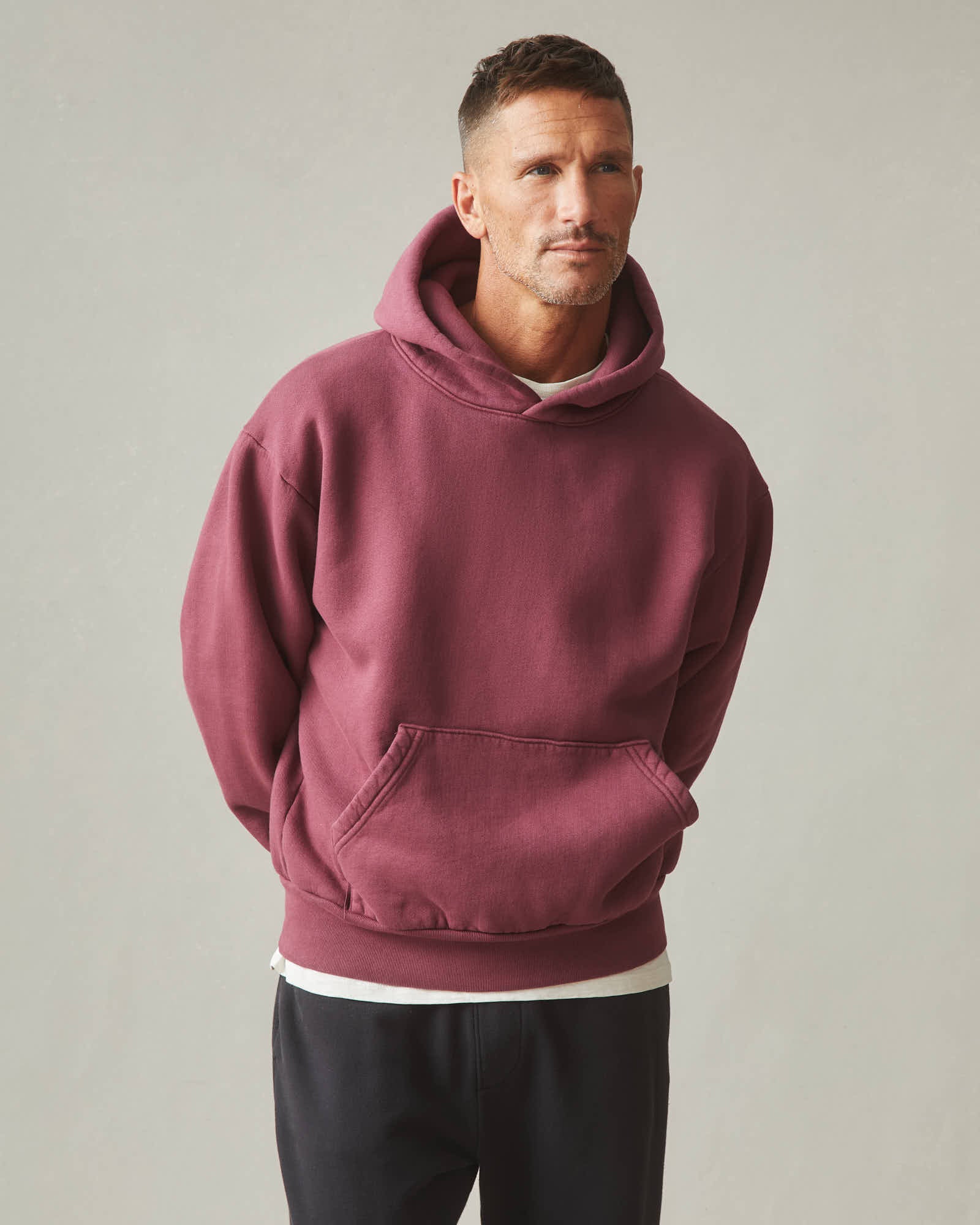 American Vintage Unisex Pullover Zinfandel