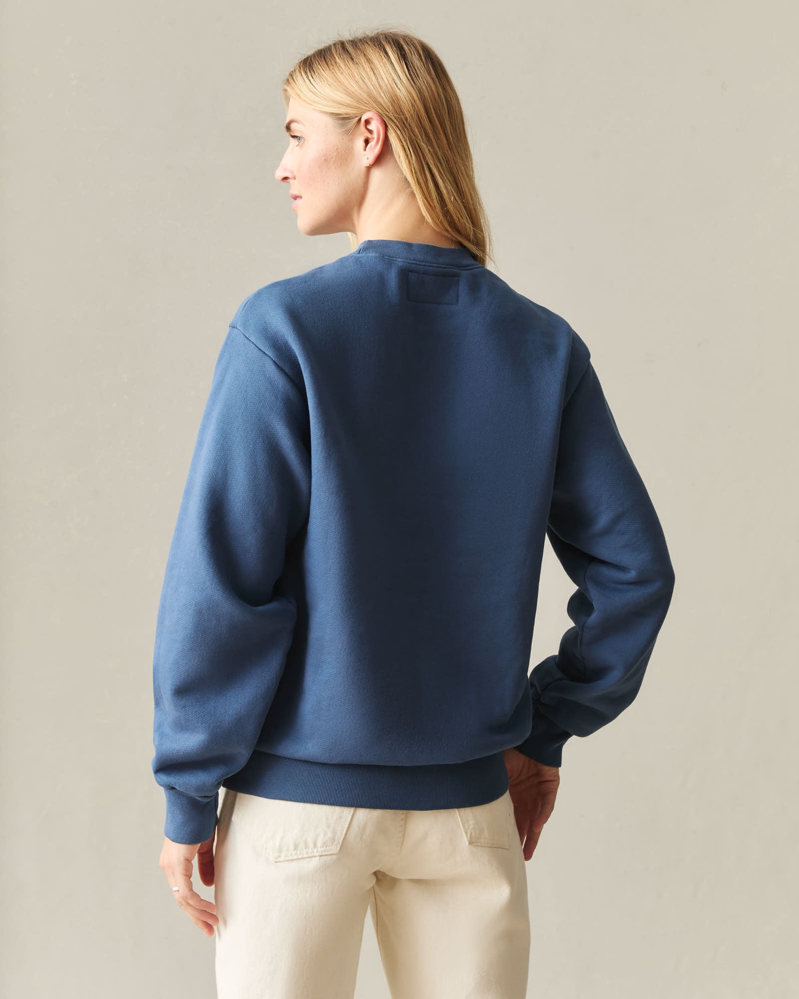 Unisex American Vintage Crew Sweatshirt - Reactive Ensign Blue