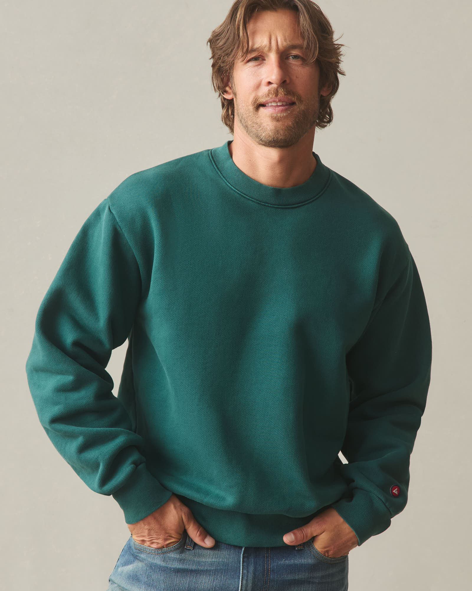 Unisex American Vintage Crew Sweatshirt - Washed Botanical Garden