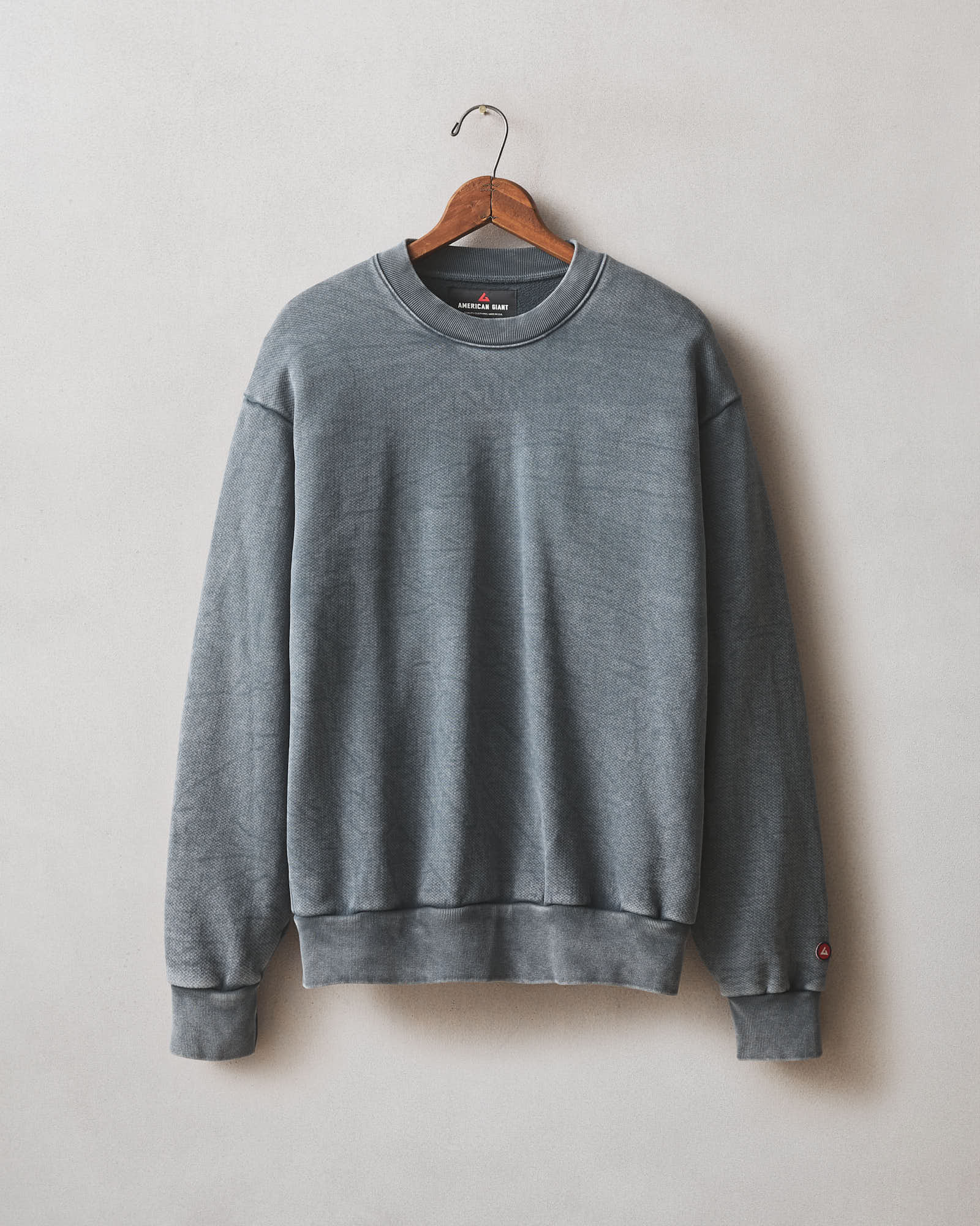 Unisex American Vintage Crew Sweatshirt - Mineral Wash Metropolitan Gr