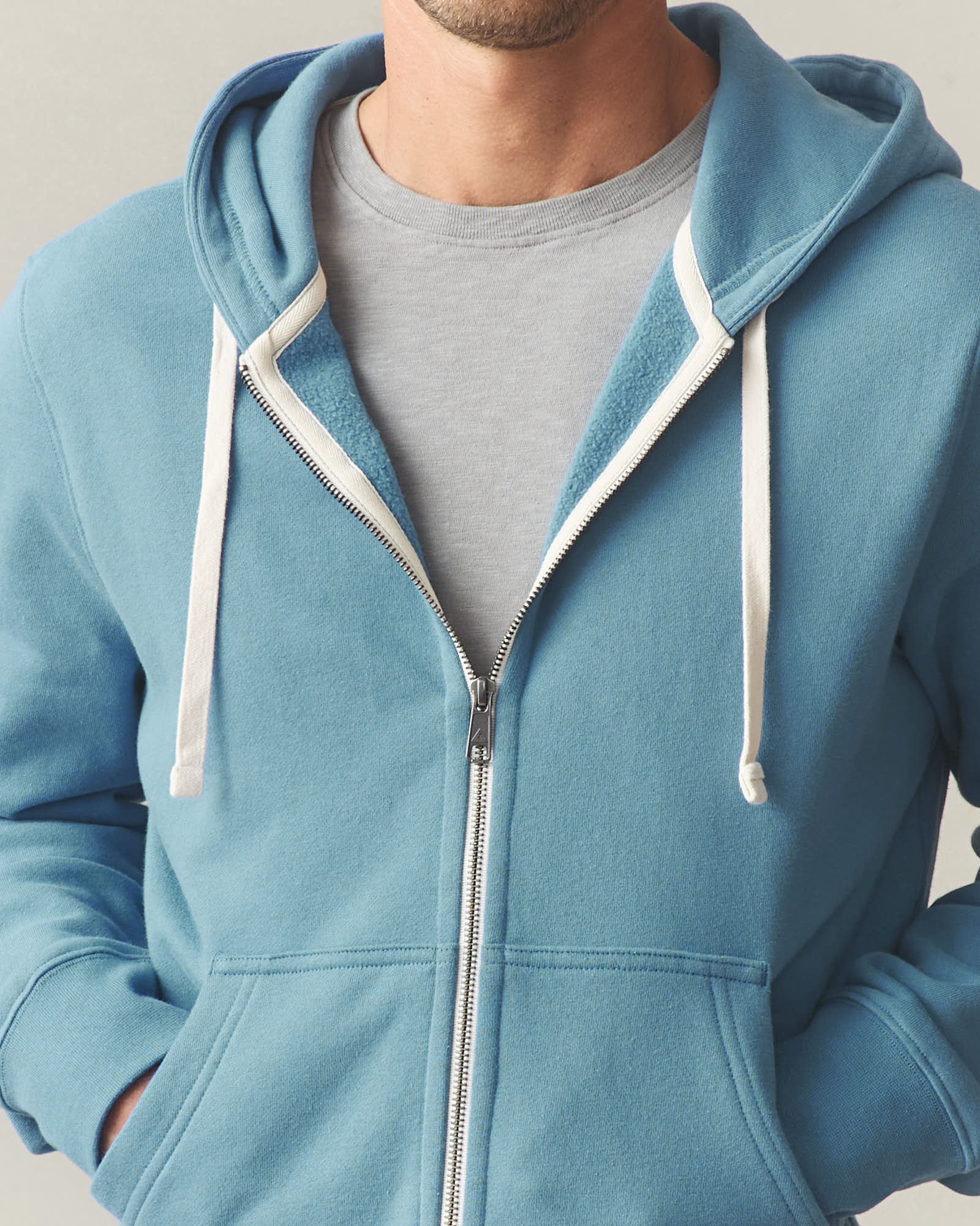 PEDRO パーカー　アシッドブルー　XL Men's Classic Full Zip - Oxford Blue
