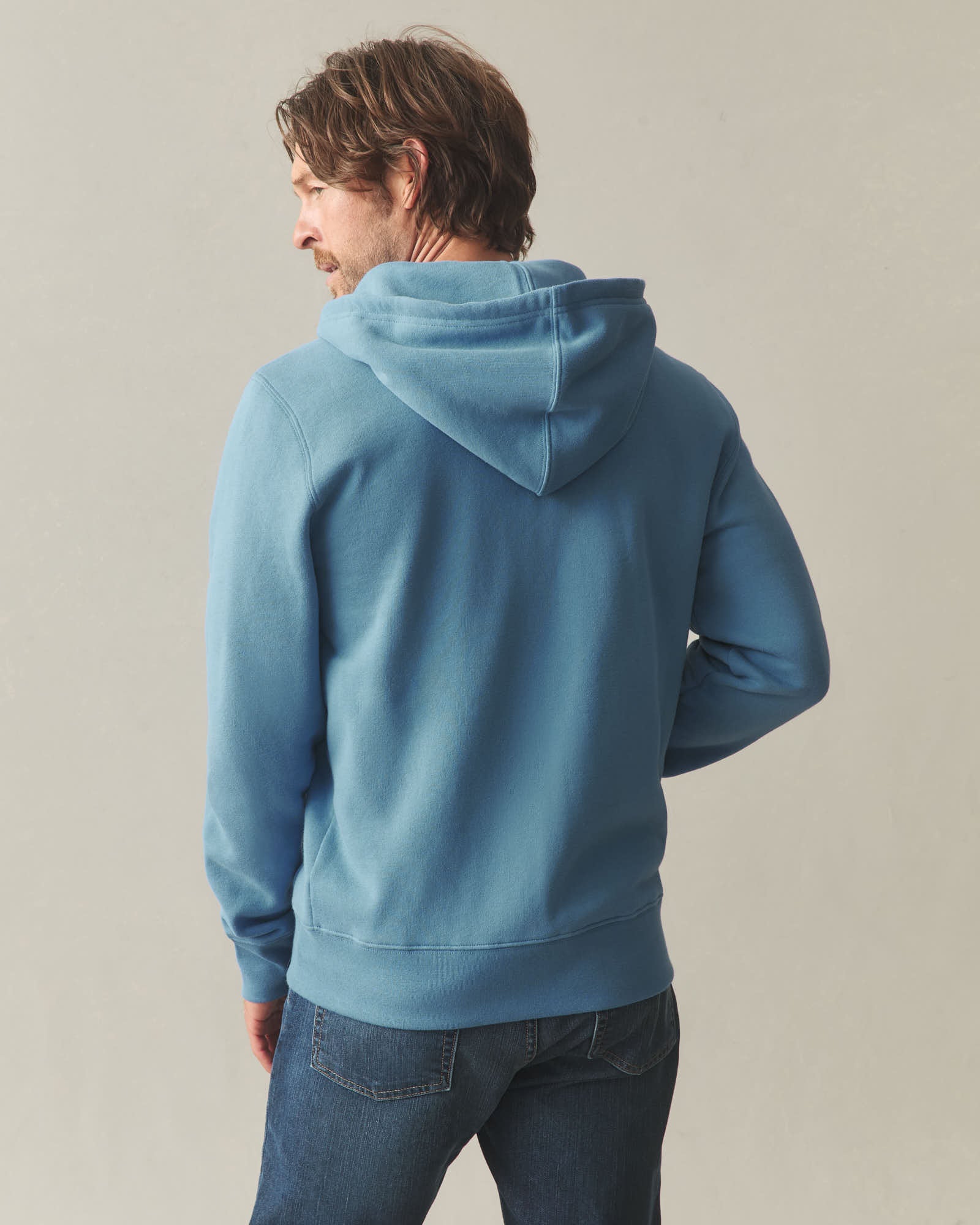 PEDRO パーカー　アシッドブルー　XL Men's Classic Full Zip - Oxford Blue