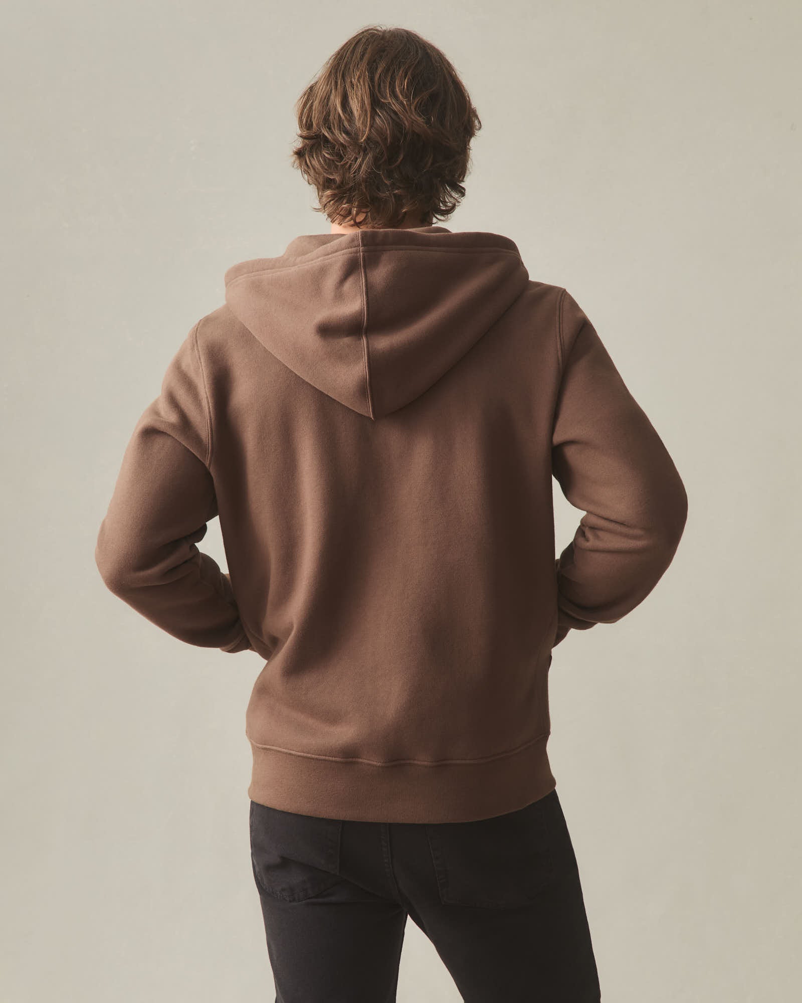 Men's Midweight Full Zip - Chestnut
