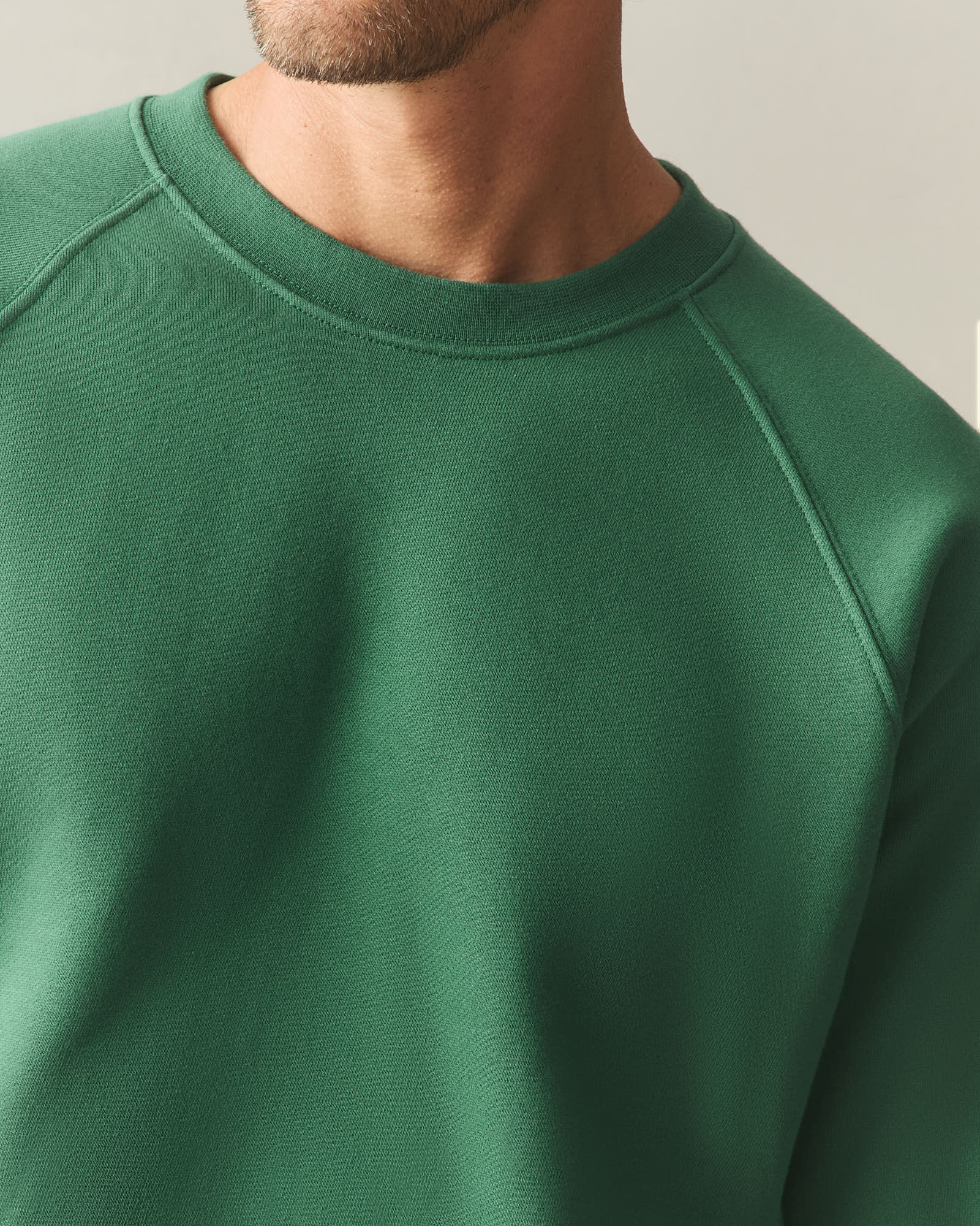 Men's Midweight Crewneck - Hunter Green