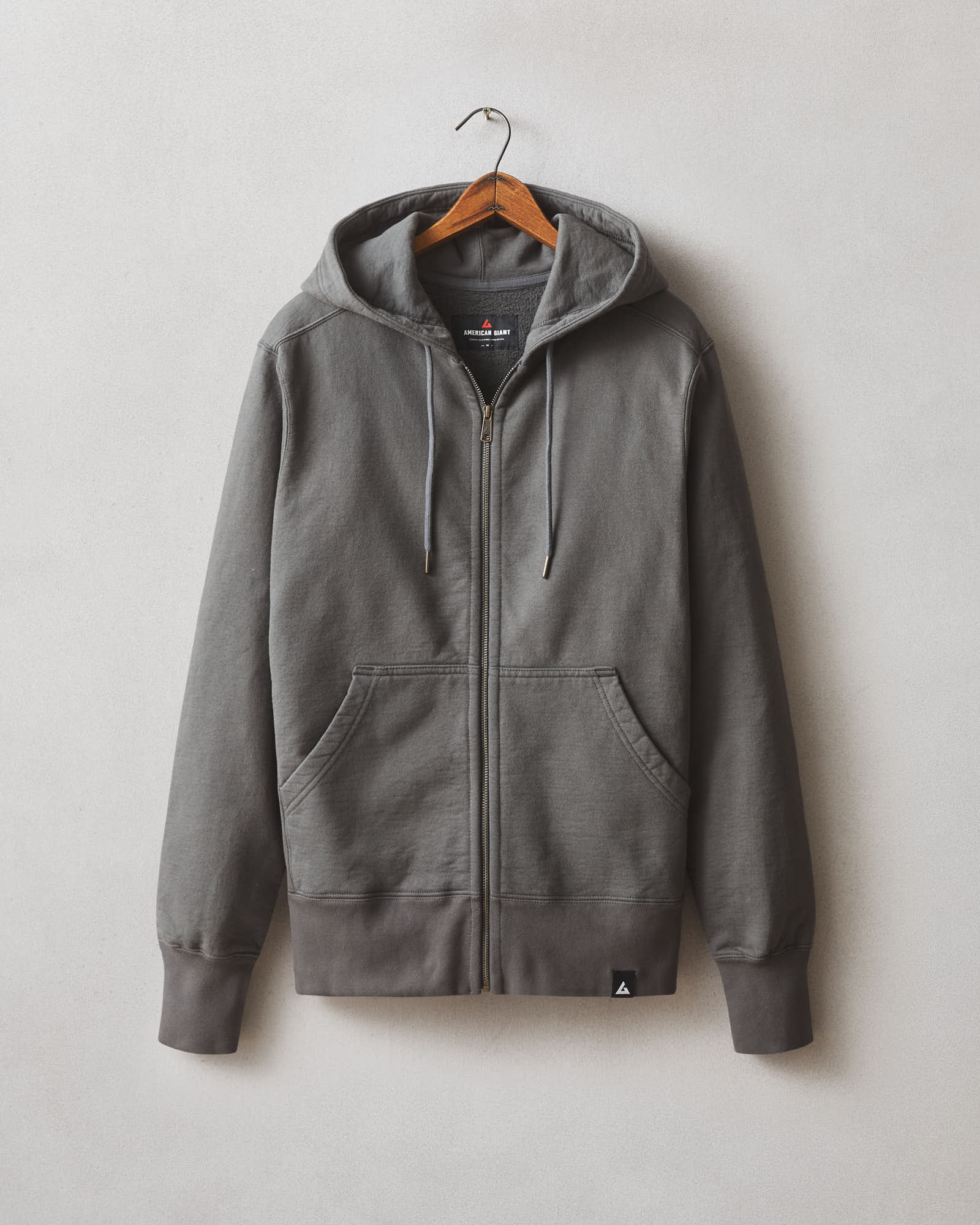 Men's Classic Full Zip - Dark Charcoal
