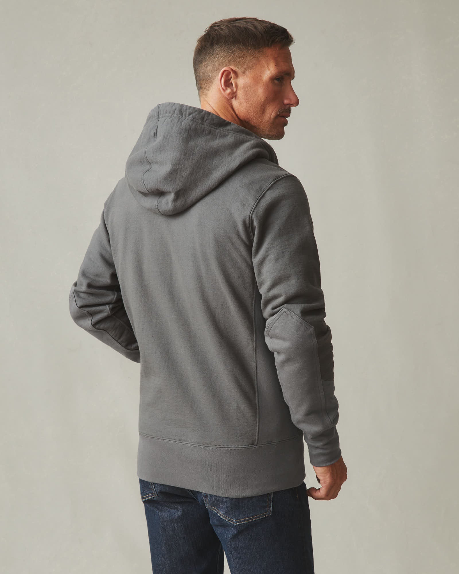 Men's Classic Full Zip - Dark Charcoal