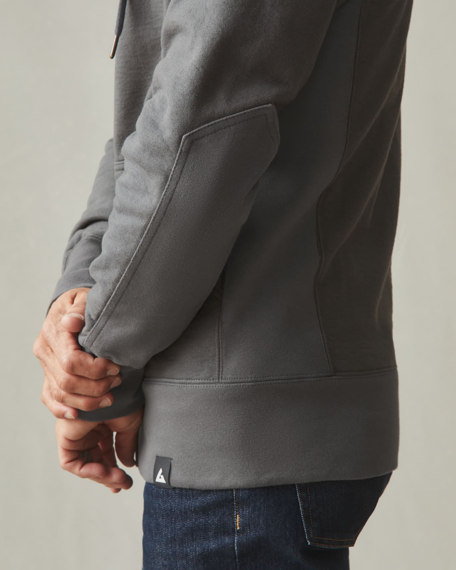 Men's Classic Full Zip - Dark Charcoal
