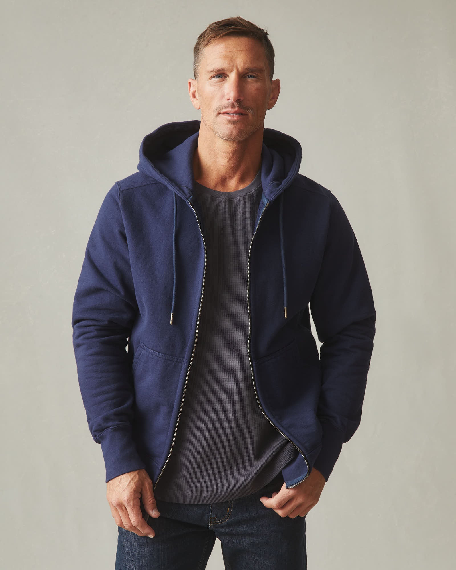新品　AMERICAN GIANT / CLASSIC FULL ZIP Men's Classic Full Zip - True Navy