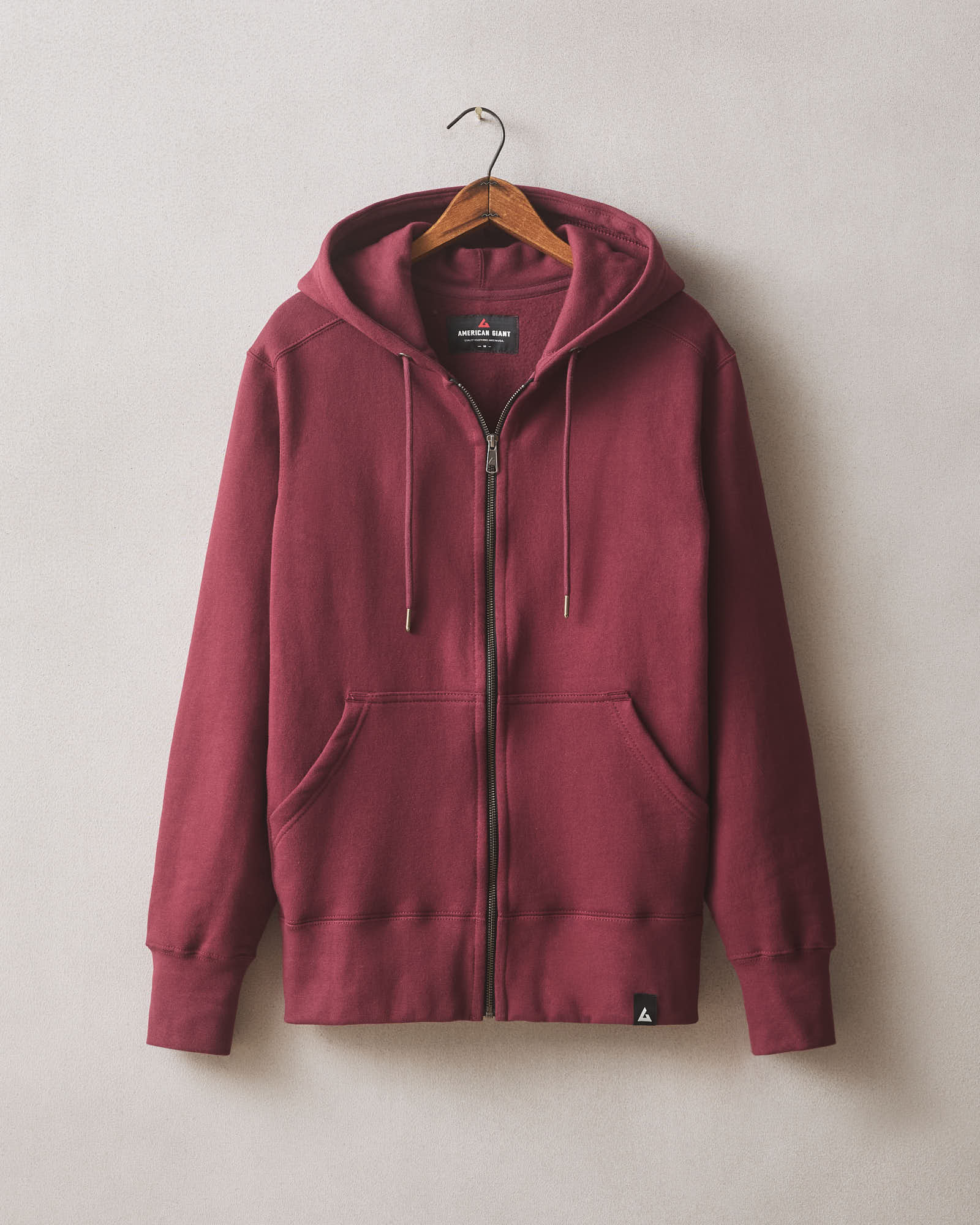 Men's Classic Full Zip - Zinfandel