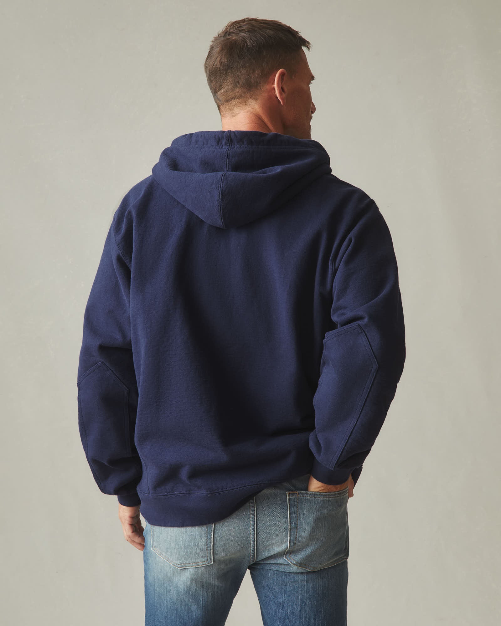 アパルトモン AMERICANA N/S Hooded プルオーバ ネイビー Full-Zip Hooded Sweatshirt [AK024-993-NAVY] - FlynnO'Hara Uniforms