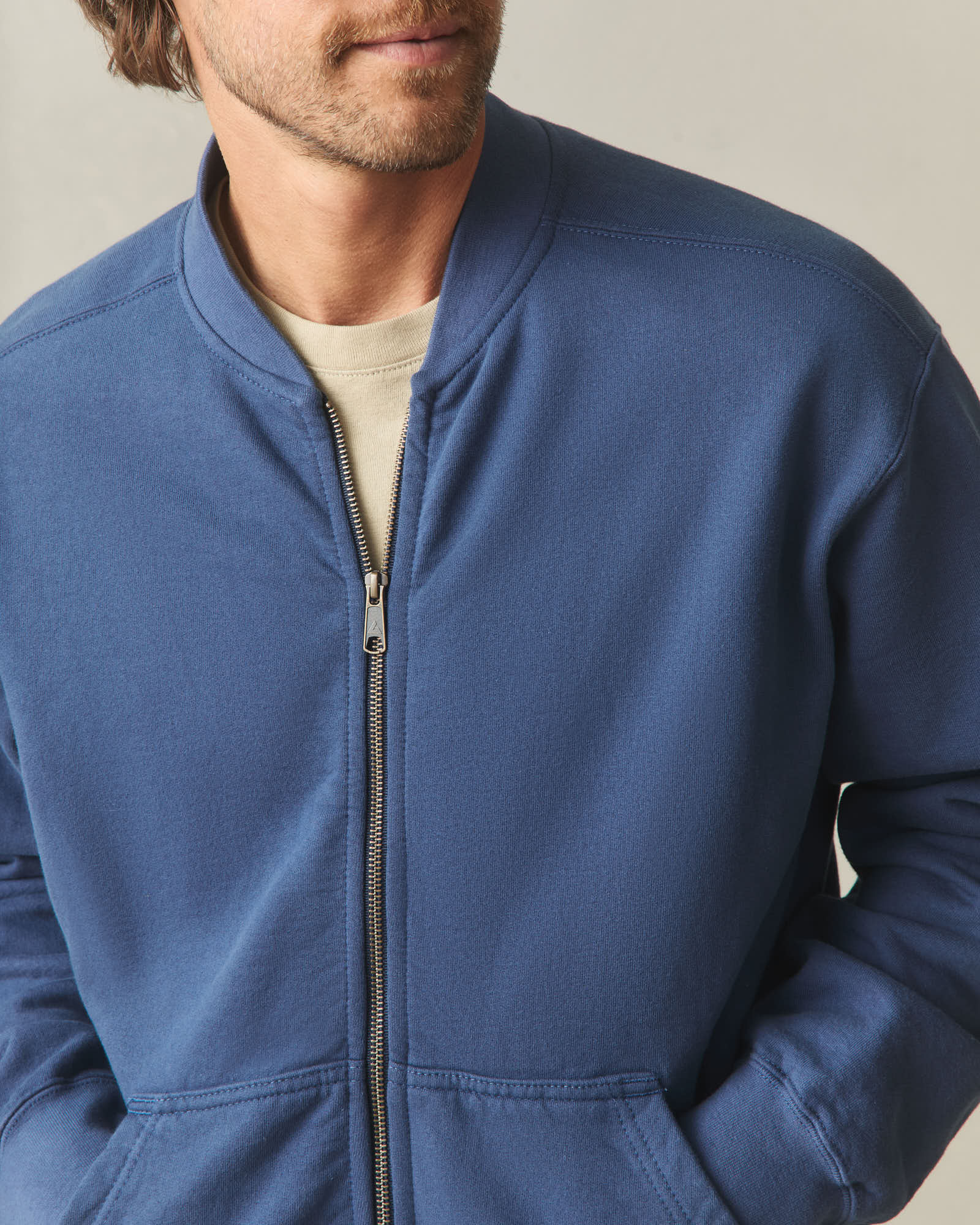 Polaire Homme Maver - Taille 4XL (XXXXL) - Veste à Zip - Bleu - Neuve Avec étiquettes