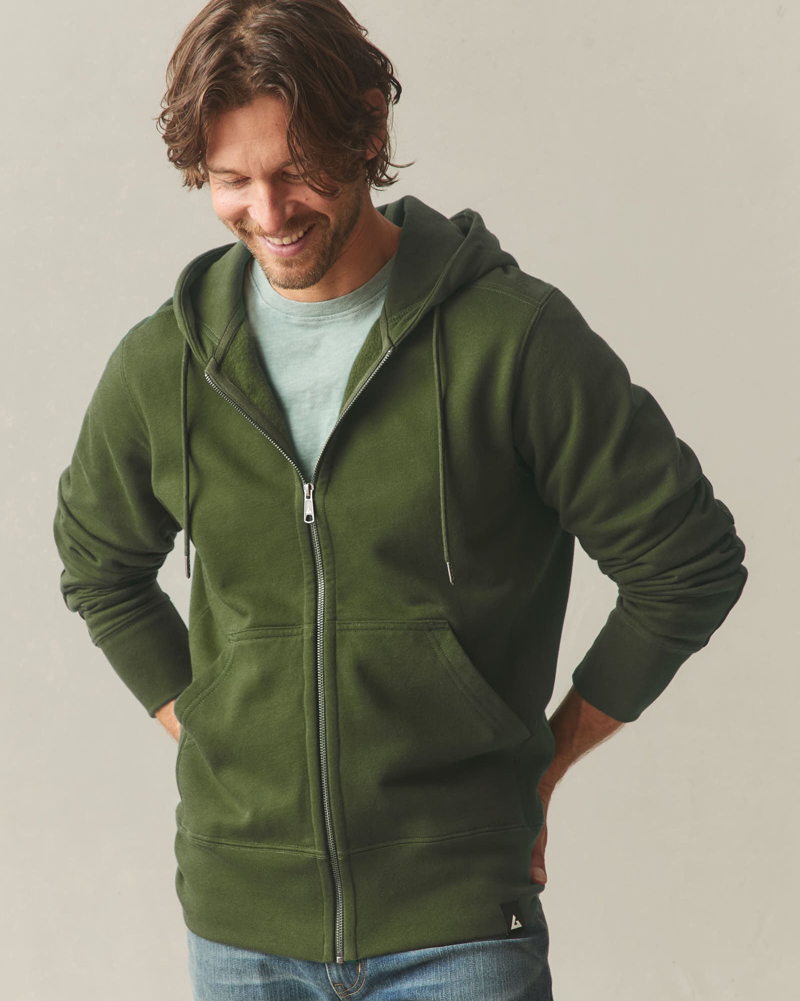 Men's Classic Full Zip - Rifle Green
