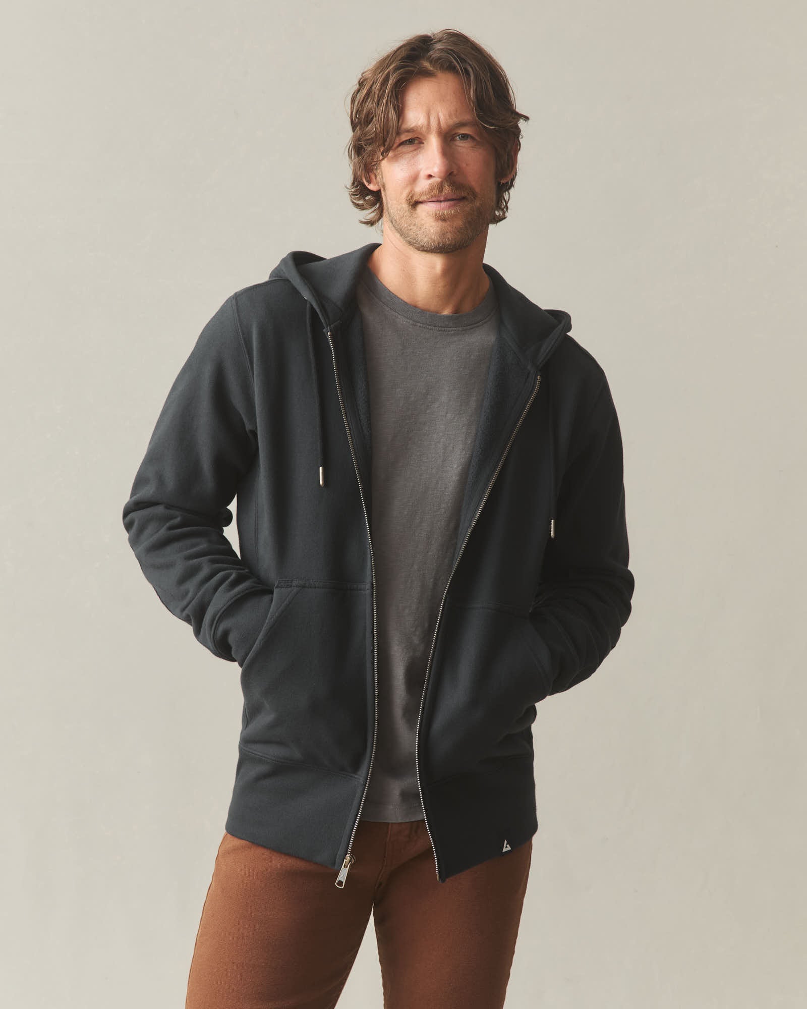 Men's Classic Full Zip - Black