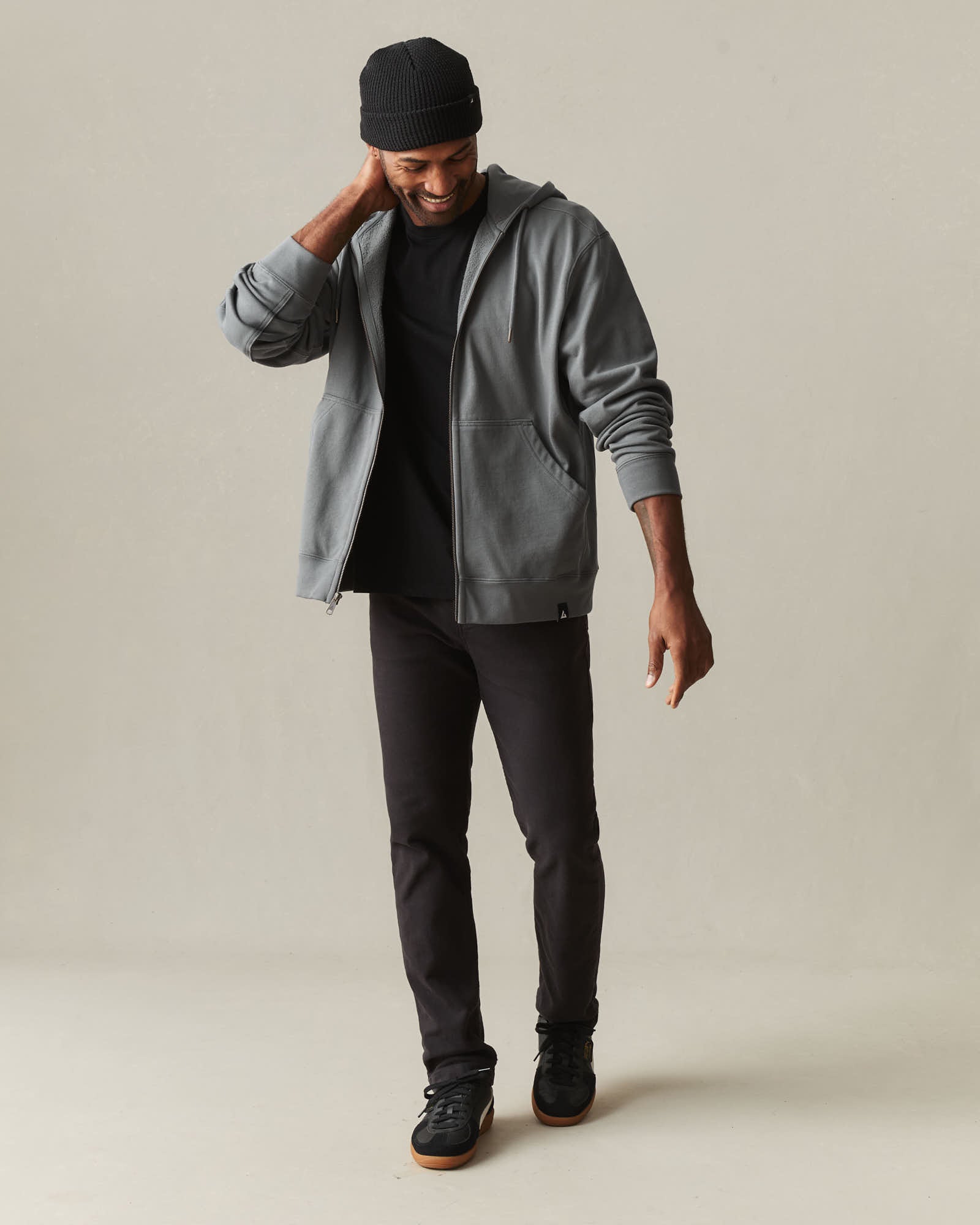 Men's Relaxed Classic Full Zip - Lava Smoke