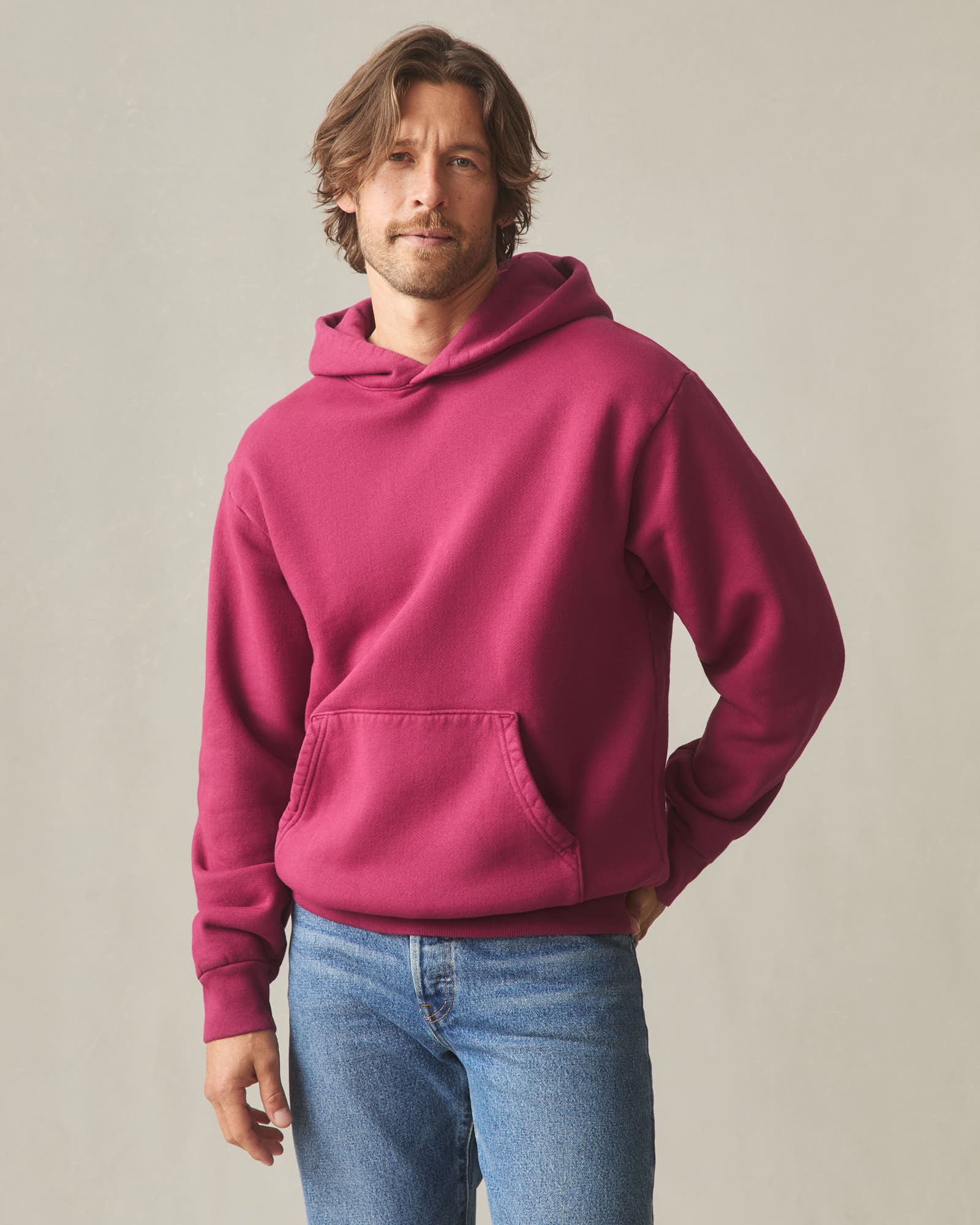 トップス argue AMERICAN VINTAGE WIDE PULLOVER Unisex American Vintage Pullover - Chicory Coffee