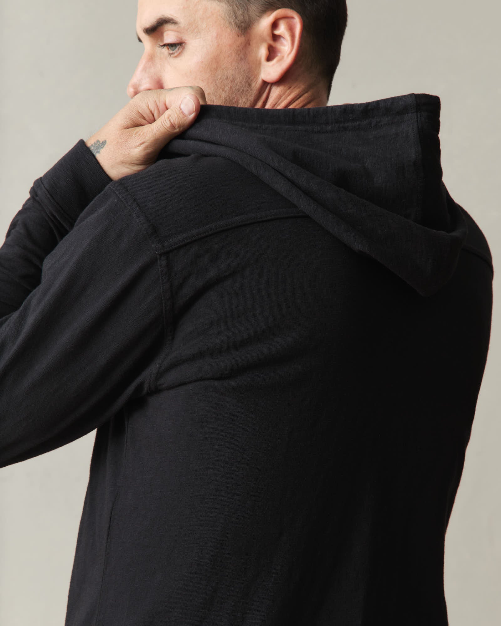Men's Premium Full Zip - Black