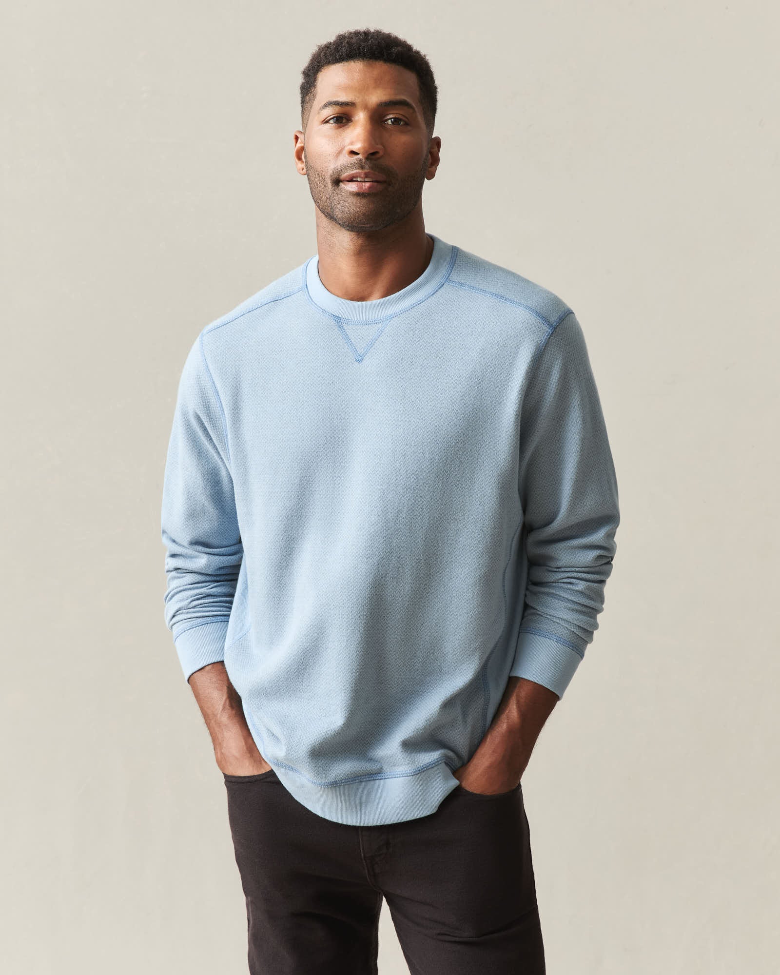 【Deuxieme Class 】CITY range スウェット Varsity Black Crew Neck Sweatshirt – 8&9 Clothing Co.