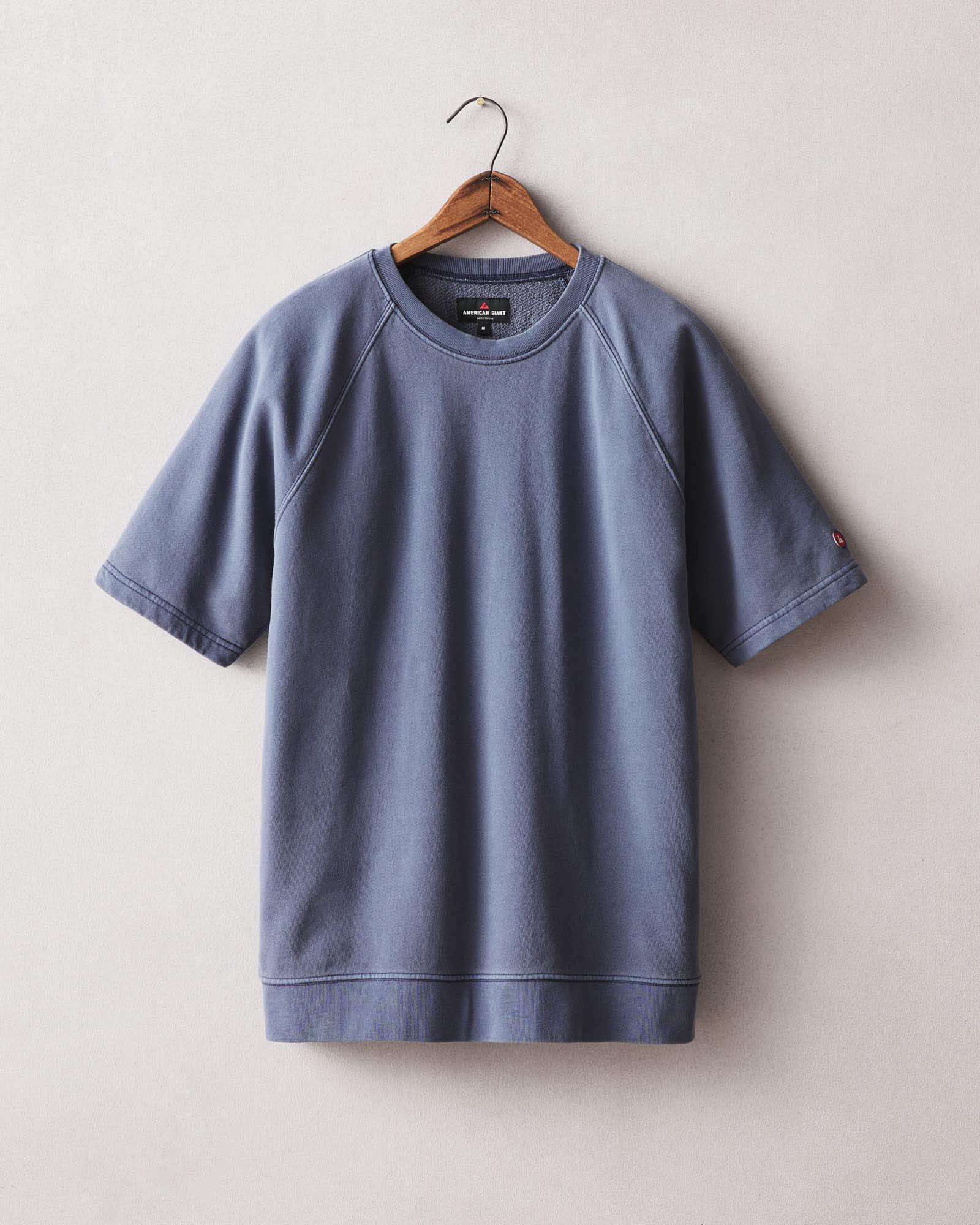 Men's French Terry Tee - Vintage Crown Blue