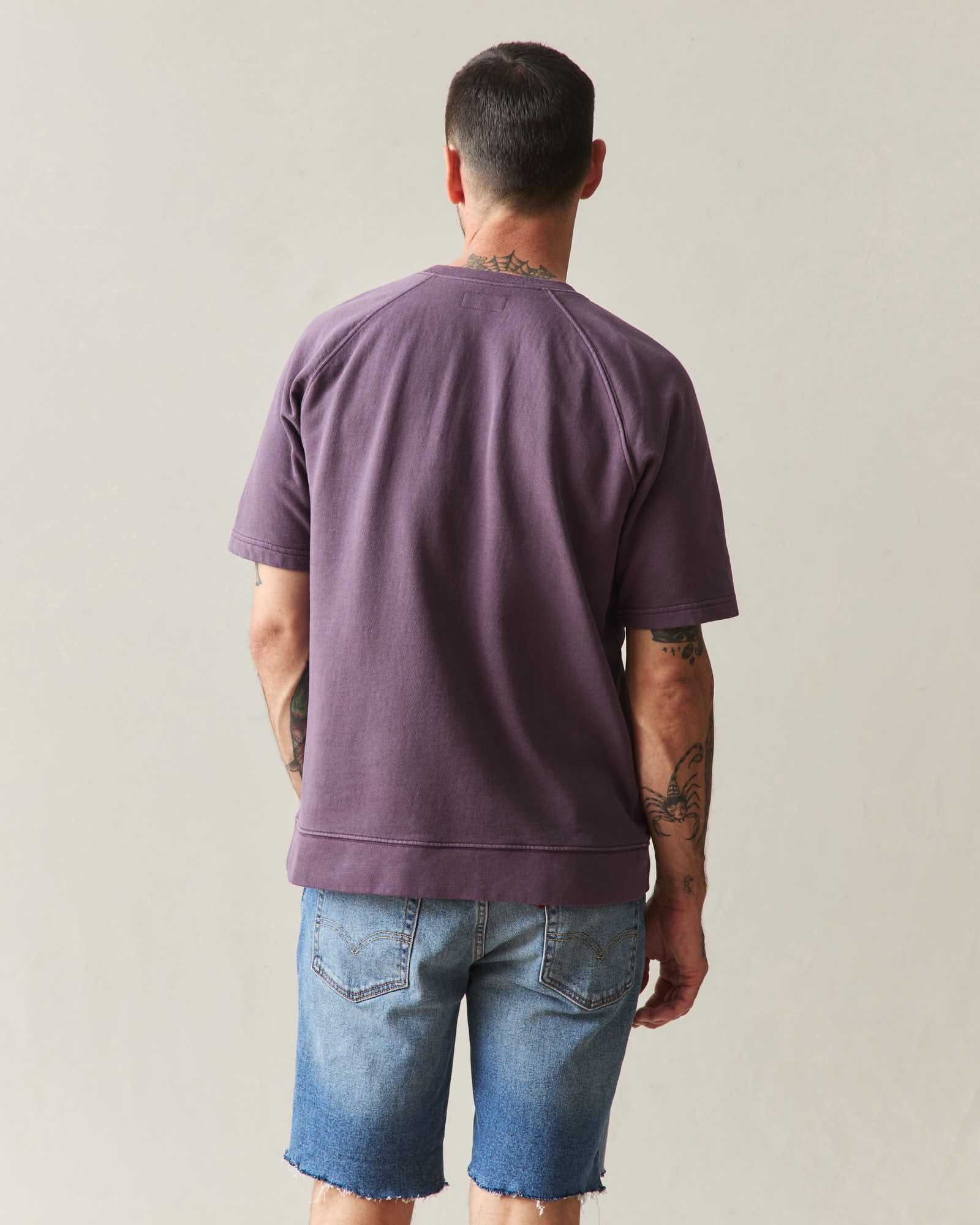 Men's French Terry Tee - Vintage Hortensia